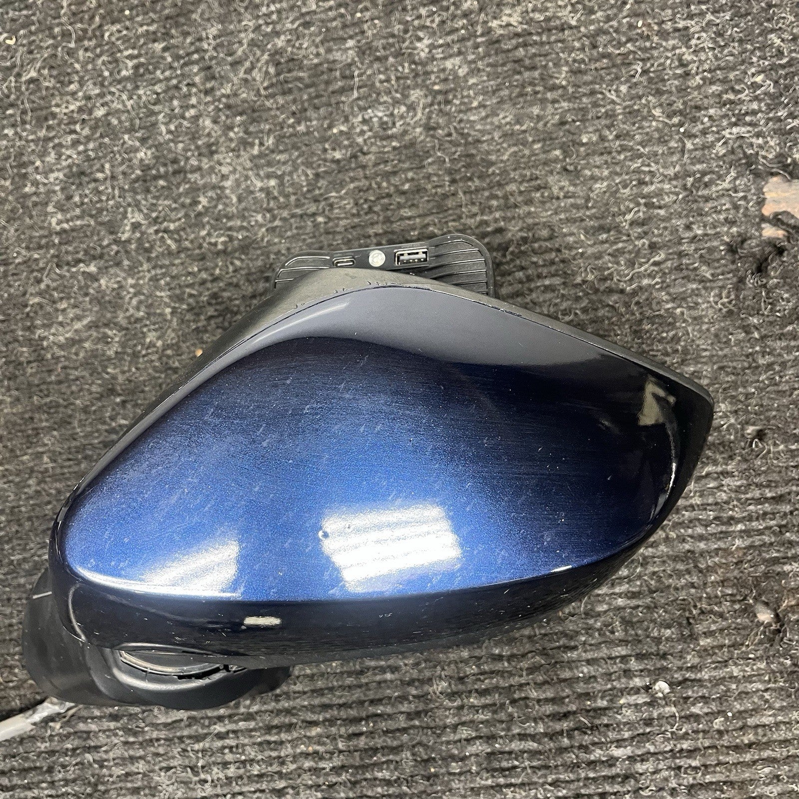 ☑️ 2013-2017 SUBARU BRZ SCION FRS LEFT SIDE DRIVER BLUE DOOR MIRROR OEM