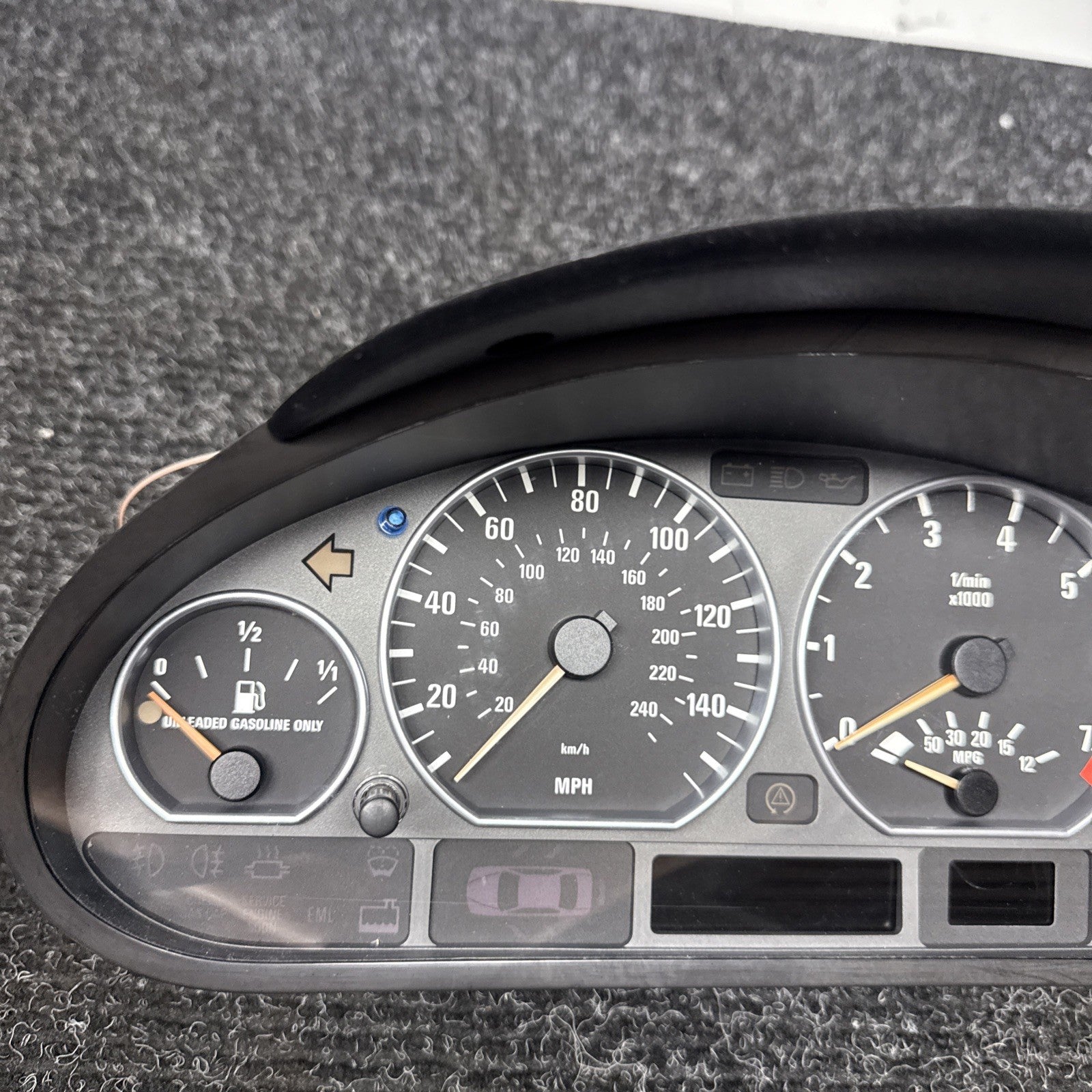 ☑️05-06 BMW E46 330ci ZHP AT 2 DOOR INSTRUMENT CLUSTER SPEEDOMETER OEM 123K NOTE