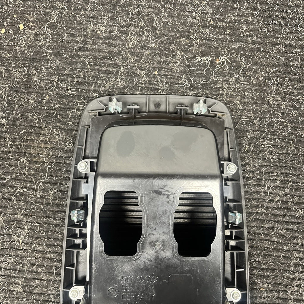 ☑️ 07-13 OEM BMW E92 E93 328 335 M3 Center Console Rear Storage Tray Trim Black