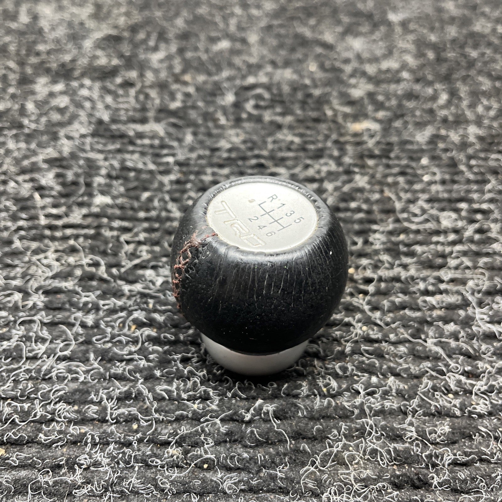 ☑️ TRD Leather Shift Knob Toyota 86 ZN6 Subaru BRZ ZC6 MT M12×1.25 JDM Used