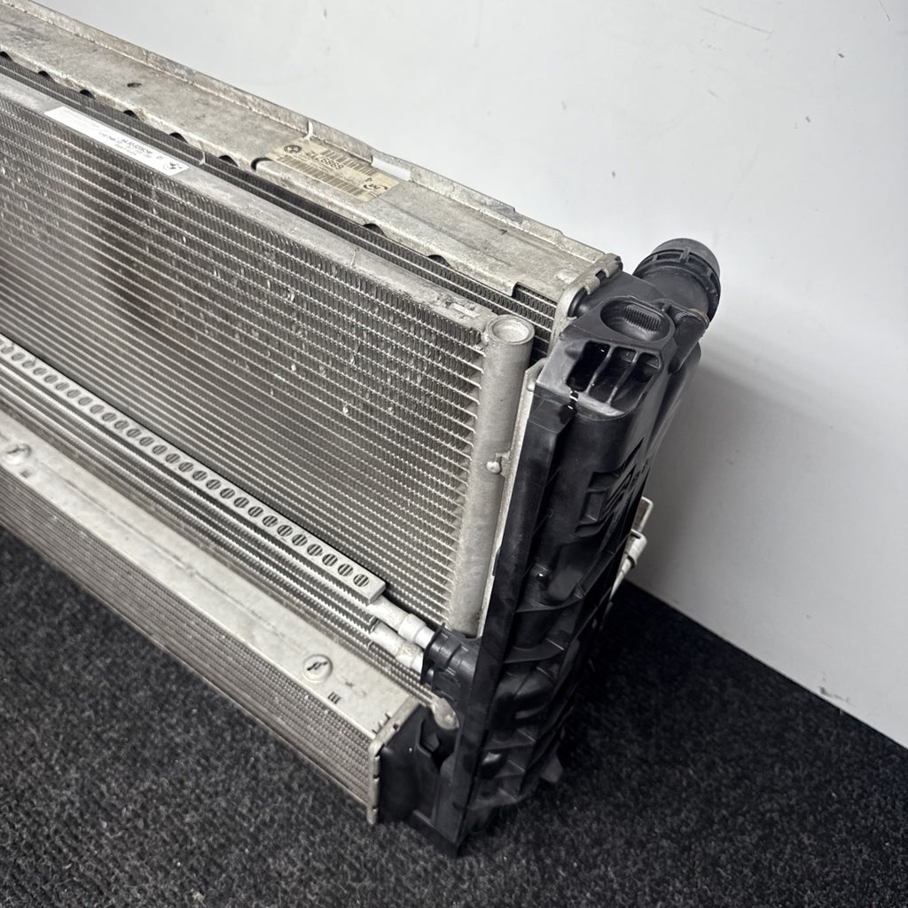 ☑️ 07-13 BMW E82 E90 E92 E93 N54 N55 Radiator Condenser Intercooler Complete 72k