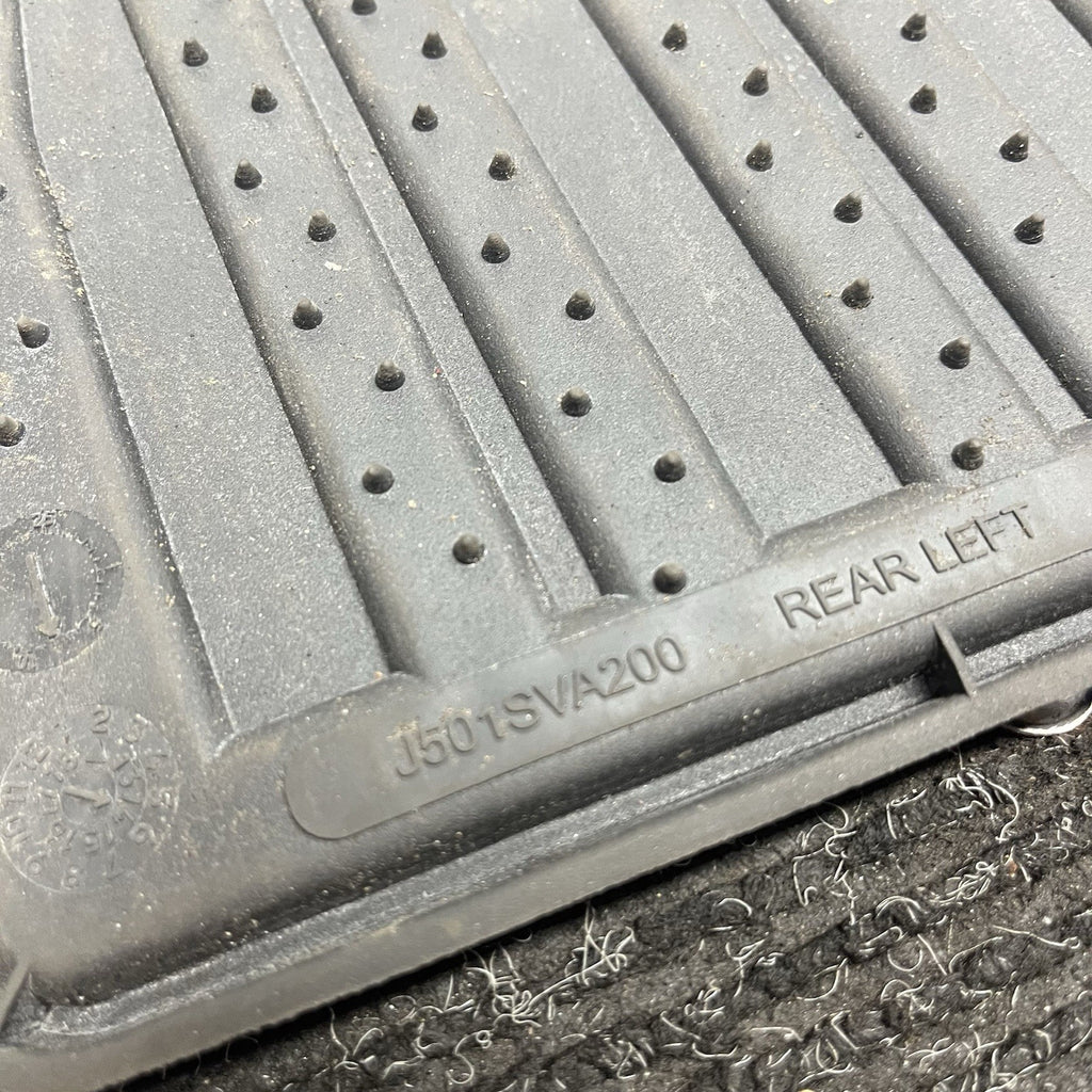 ☑️ SUBARU WRX STI 2.5L 2015 ALL WEATHER RUBBER FLOOR MAT SET J501SVA200 OEM