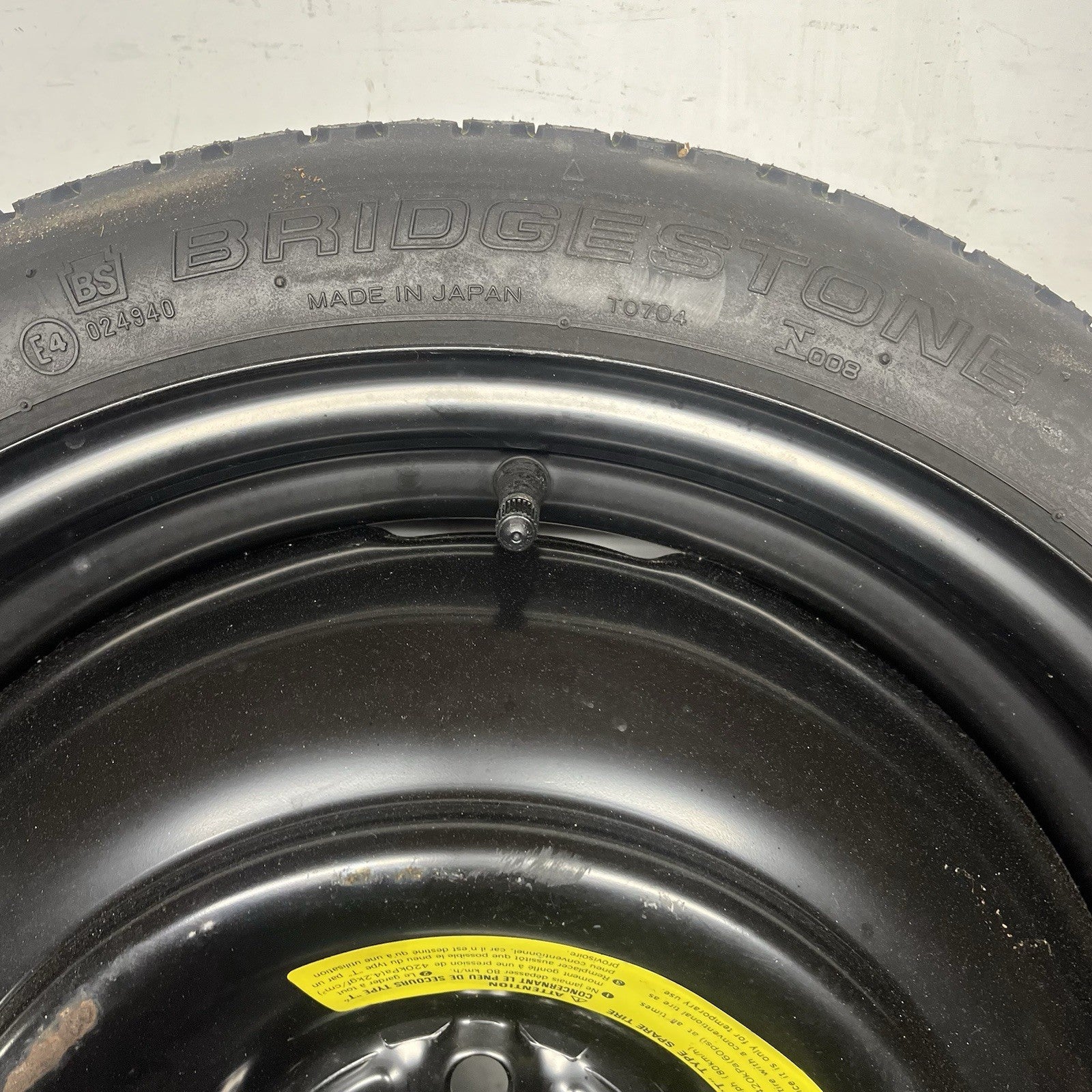 ☑️2008-2014 Subaru Impreza WRX STi OEM Factory Emergency Spare Wheel Donut Tire