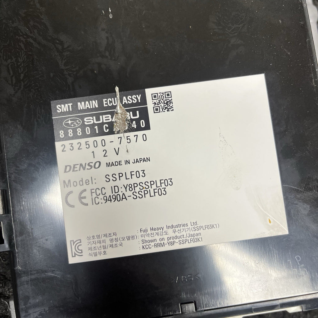 ☑️ 2013 Subaru BRZ Anti Theft Control Unit Module 88801CA041OEM KW42