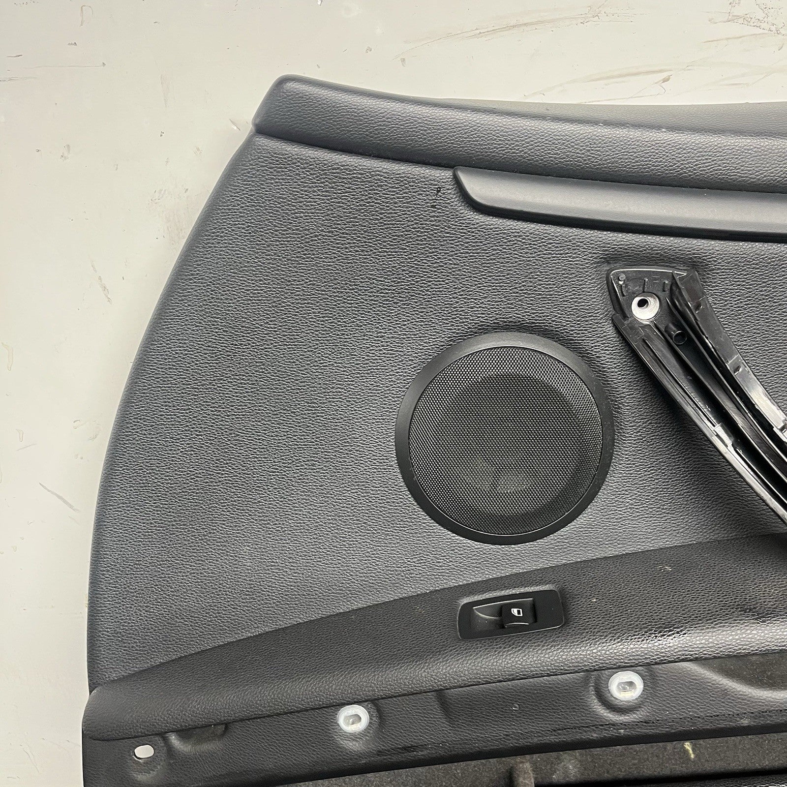 ☑️ 07-13 OEM BMW E93 E92 Front Passenger Door Card Panels Black Dakota LEATHER