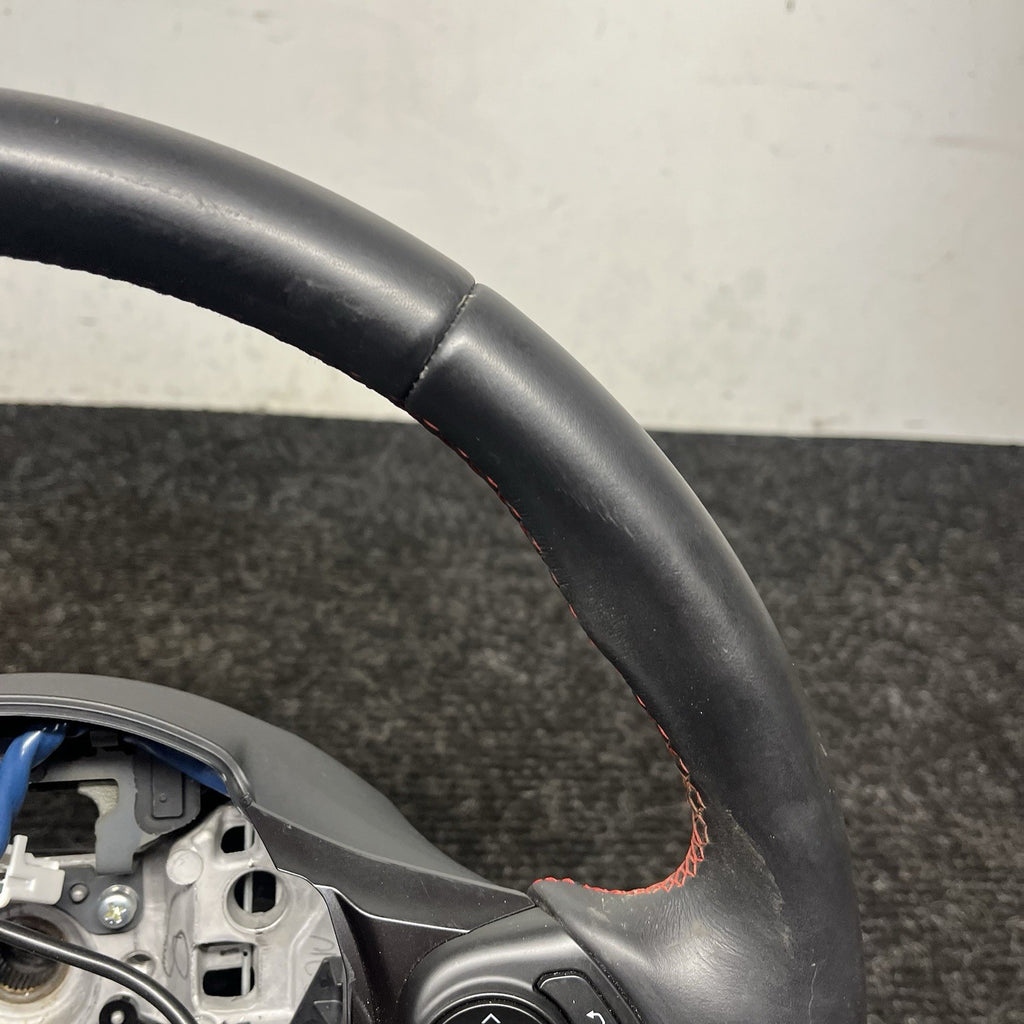 ☑️ 22-24 SUBARU BRZ STEERING WHEEL LEATHER BLACK OEM MANUAL GS131-16410