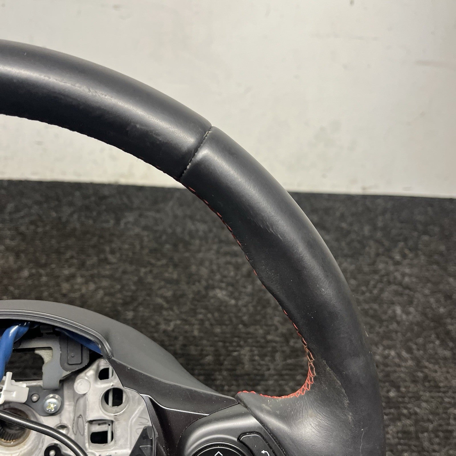 ☑️ 22-24 SUBARU BRZ STEERING WHEEL LEATHER BLACK OEM MANUAL GS131-16410