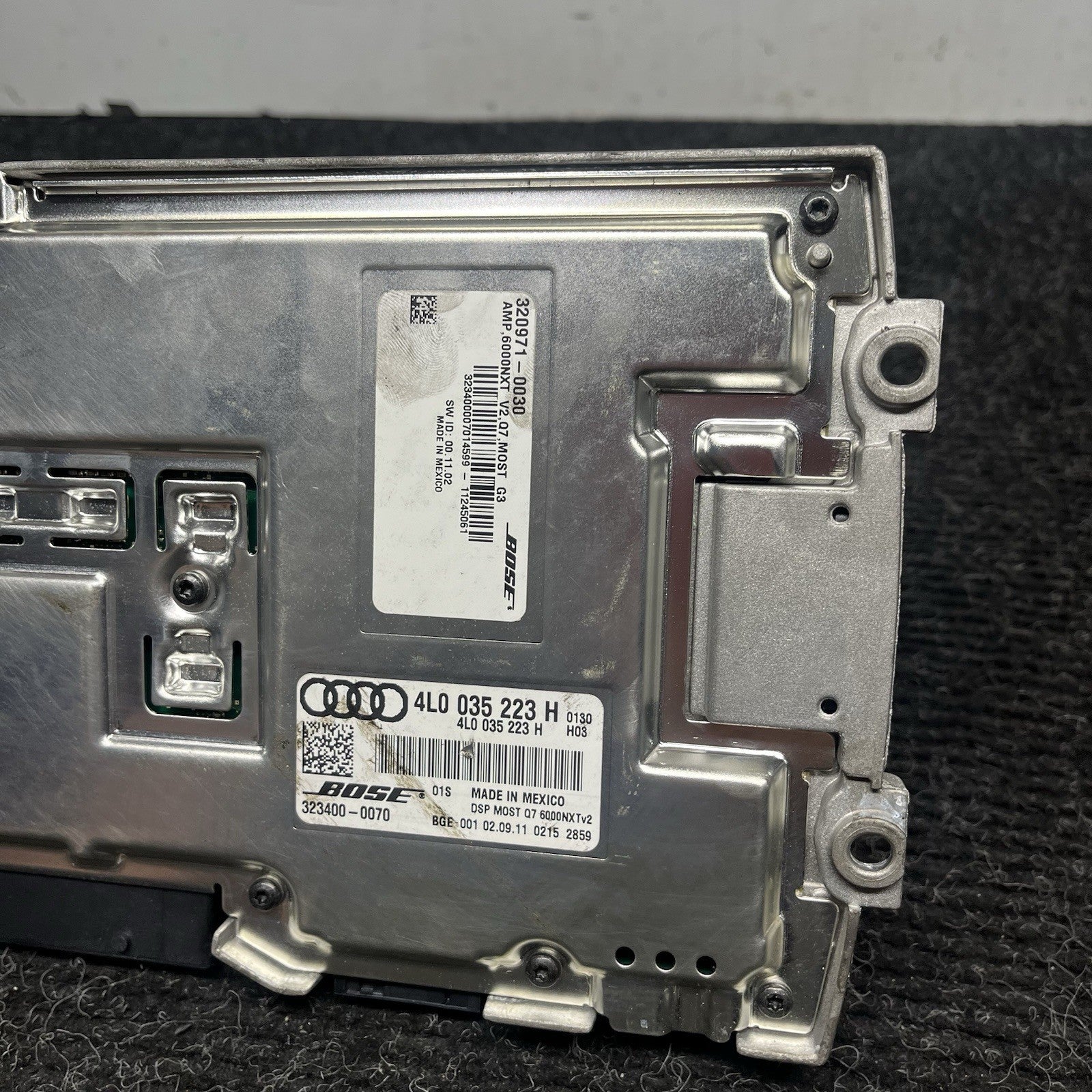 ☑️ OEM 2012 - 2015 AUDI Q7 BOSE AMPLIFIER AMP RADIO STEREO 4L0 035 223 H (MK)