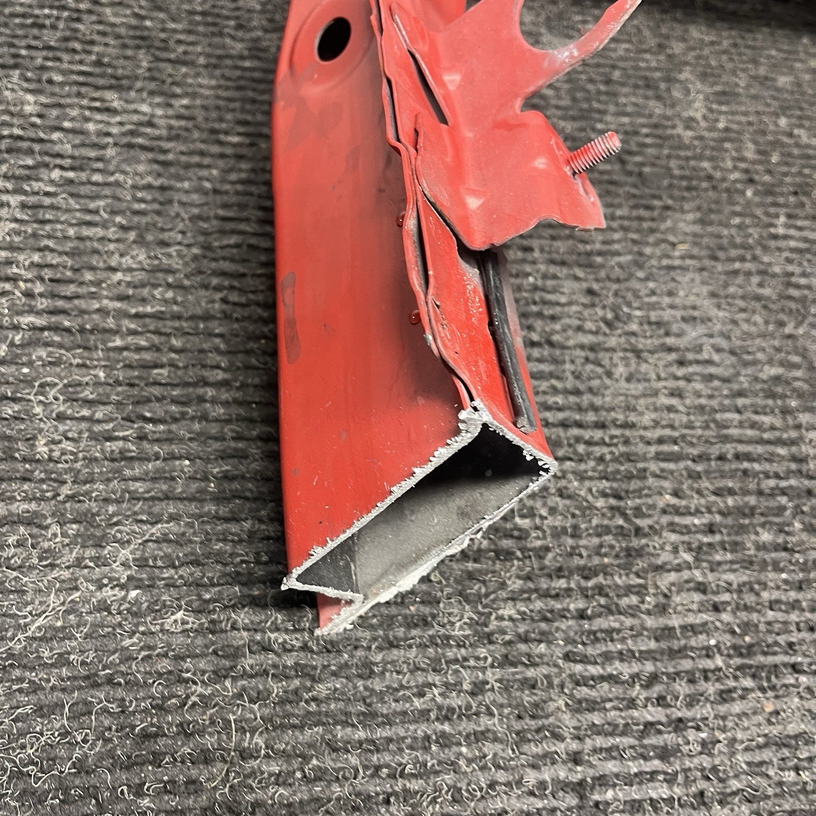 ☑️ 12-18 BMW F30 320i 328i 335i FRONT LEFT DRIVER SIDE FRAME RAIL CUT RED OEM