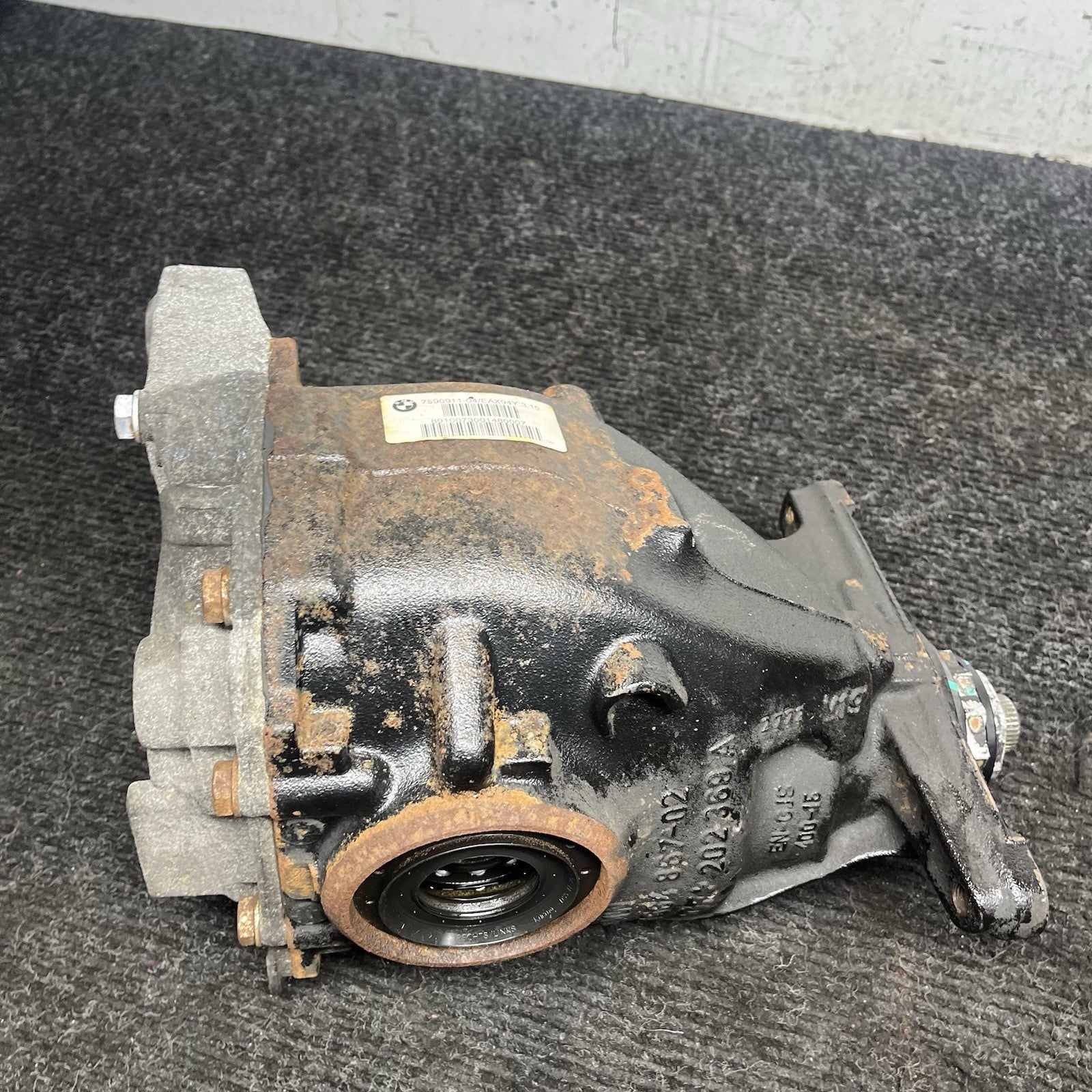 ☑️ 11-13 BMW E70 X5 3.0L TURBO GAS REAR DIFFERENTIAL DIFF CARRIER 3.15 ASSEMBLY