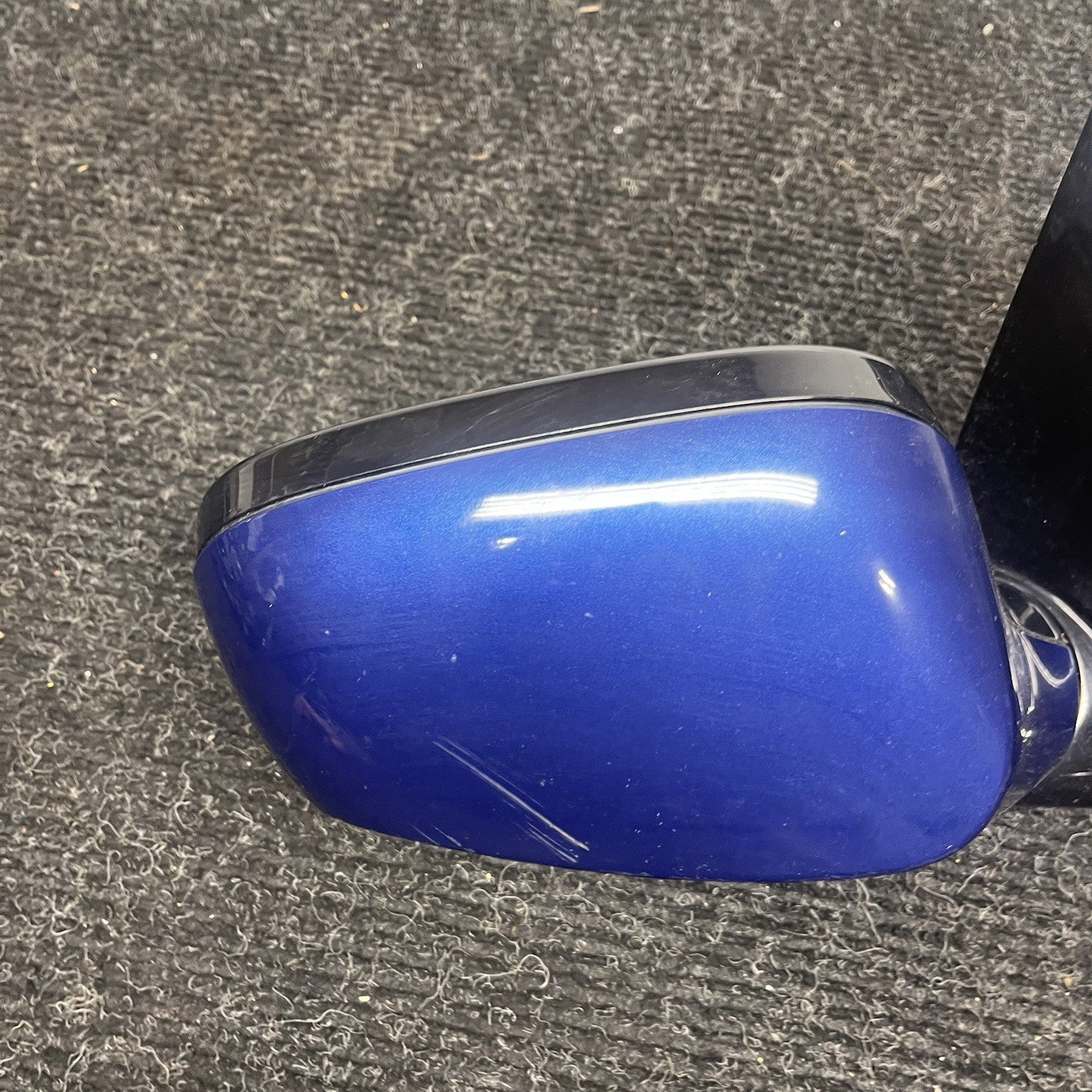 ☑️ 11-13 BMW E82 E88 OEM PASSENGER RIGHT SIDE DOOR POWER FOLD MIRROR BLUE