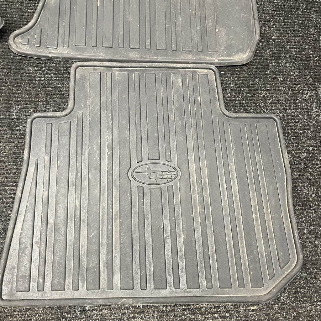 ☑️ SUBARU WRX STI 2.5L 2015 ALL WEATHER RUBBER FLOOR MAT SET J501SVA200 OEM