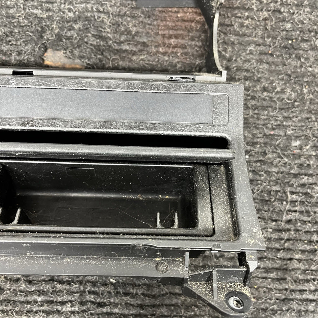 ☑️ 01-06 OEM BMW E46 M3 330Ci Center Console Pocket Storage Tray Panel Black