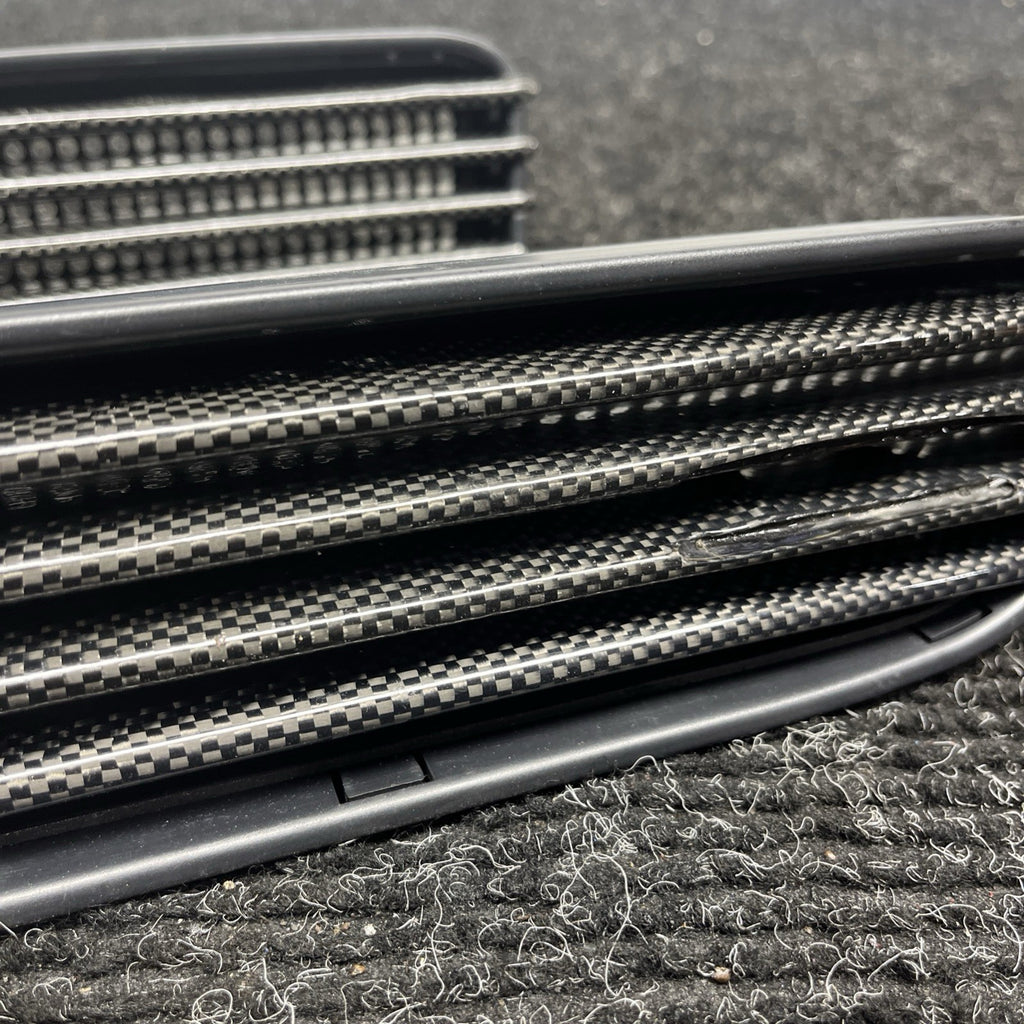 ☑️ 01-06 BMW E46 M3 Right & Left Set Fender Molding Grill Vent Trim Set
