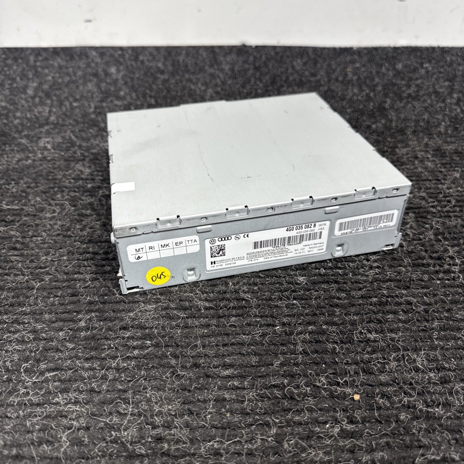 ☑️ 13-17 AUDI 8R Q5 A5 A4 TRUNK RADIO RECEIVER AUDIO SYSTEM HARMAN BECKER OEM