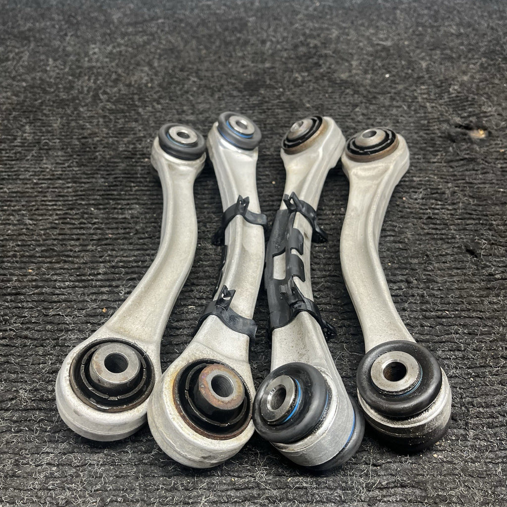 ☑️ 2008-2013 BMW E9x M3 Factory Rear Wishbone Guide Link Control Arm Set OEM