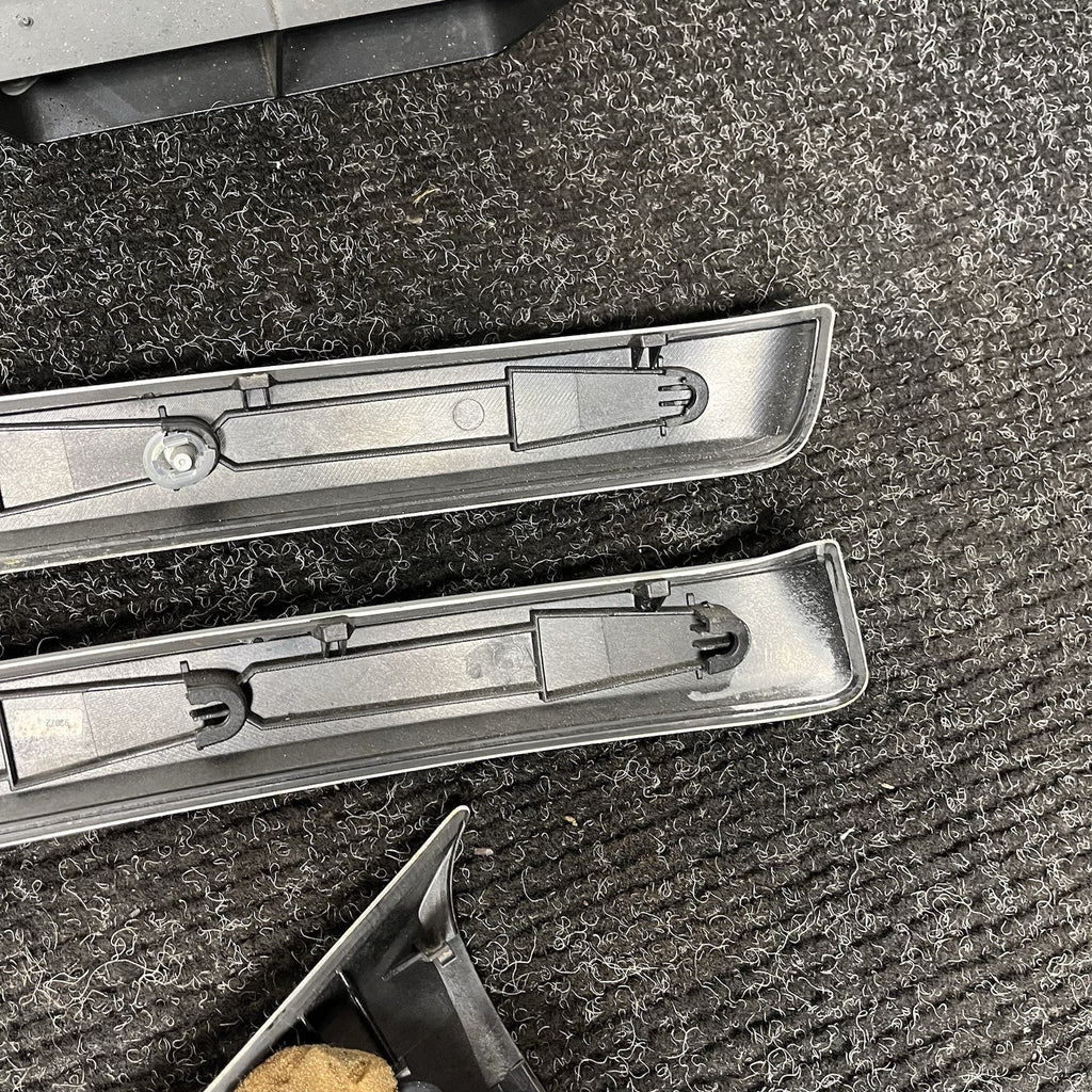 ☑️ BMW 2007-2013 E93 Aluminum Brushed Interior Trim Dash Door Panels Set OEM