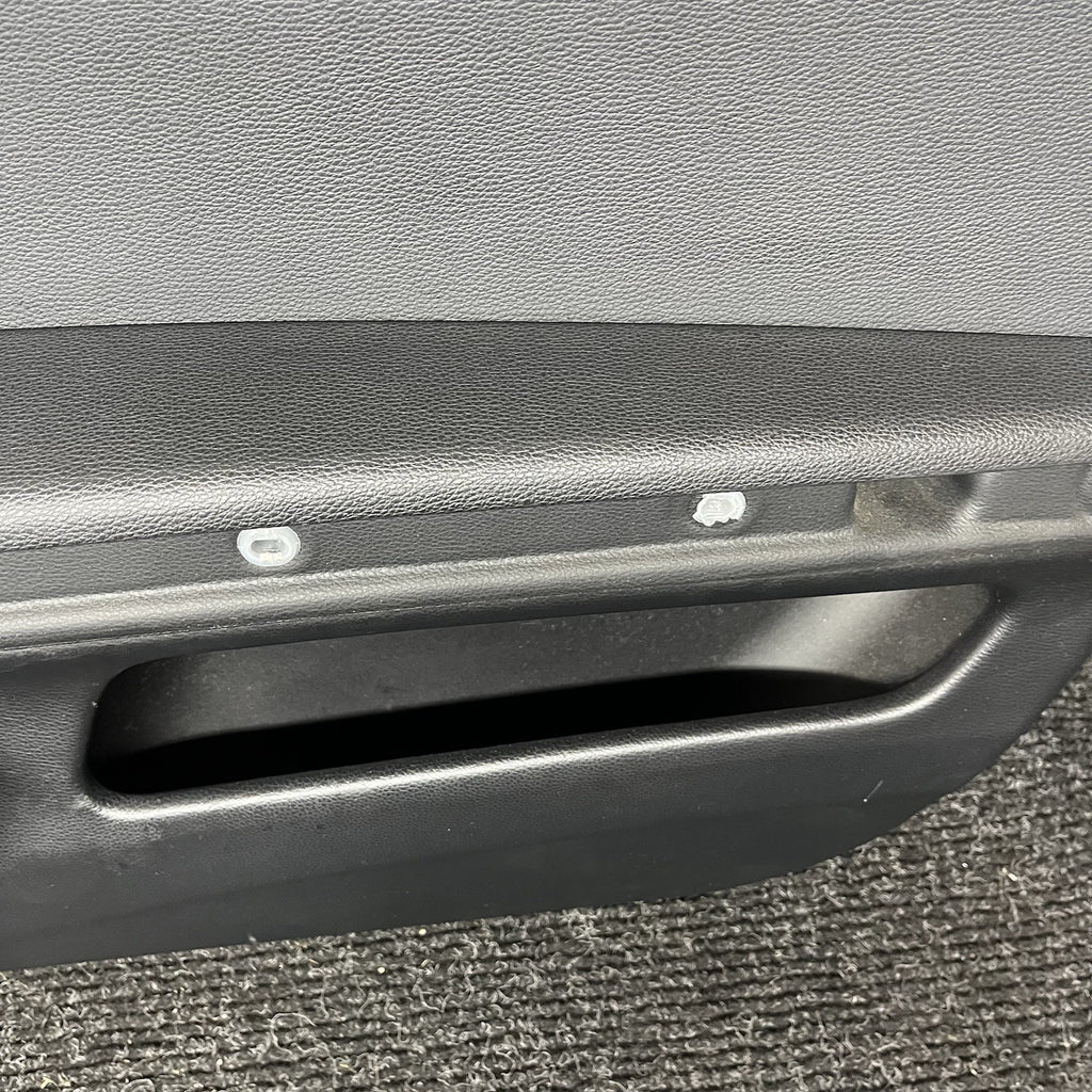 ☑️ 07-13 OEM BMW E93 E92 Front Passenger Door Card Panels Black Dakota LEATHER