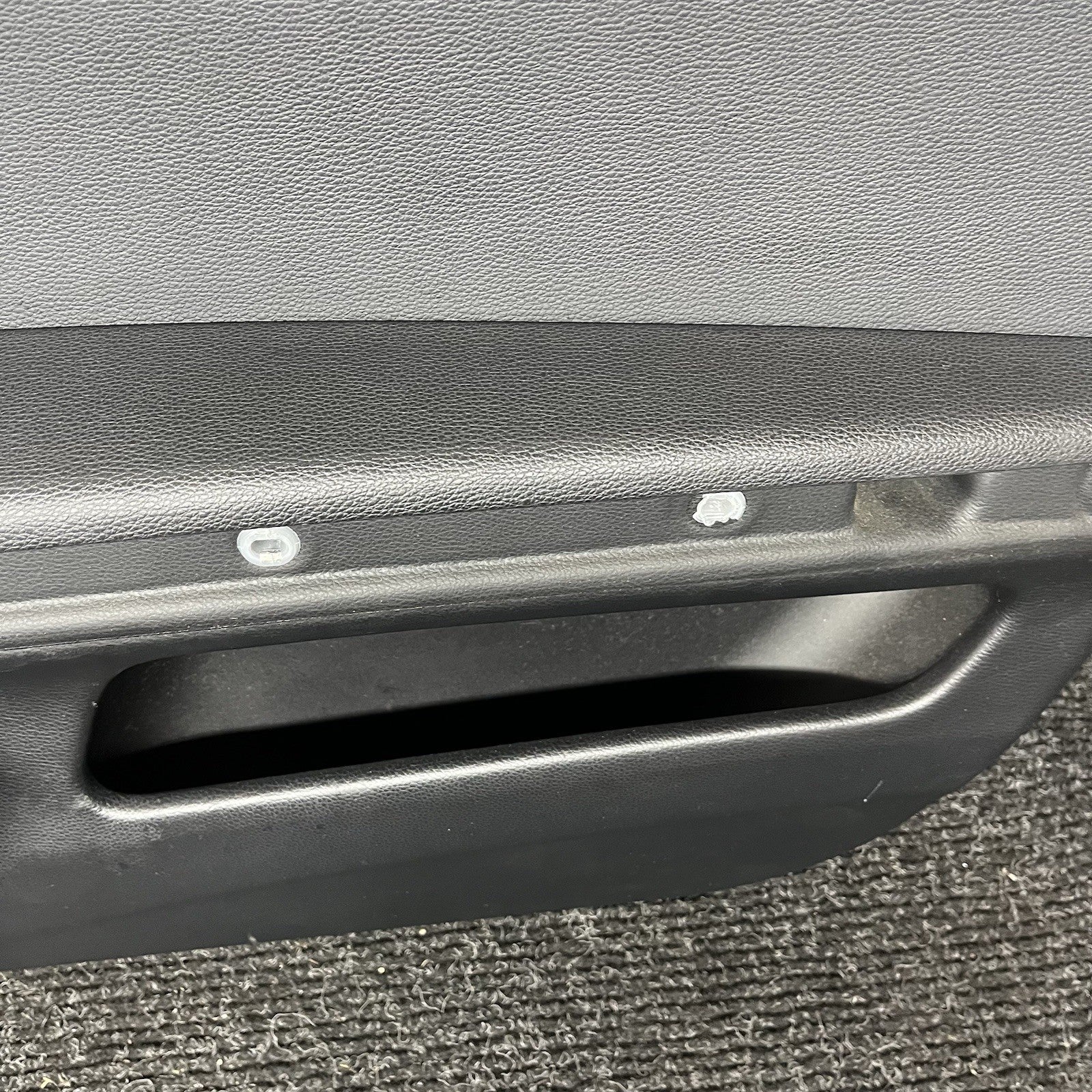 ☑️ 07-13 OEM BMW E93 E92 Front Passenger Door Card Panels Black Dakota LEATHER