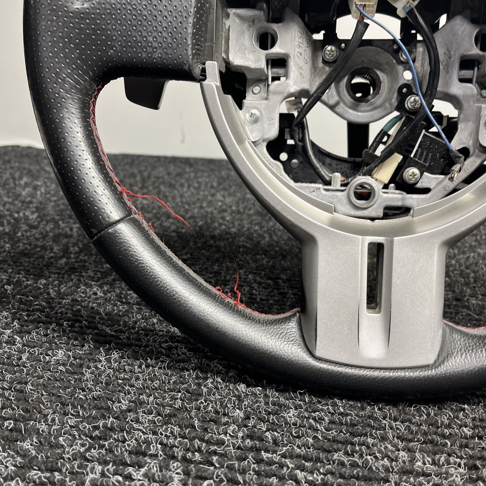 ☑️ 2013-2016 SCION FRS Subaru BRZ OEM Steering Wheel Red Stitched Shift Paddles