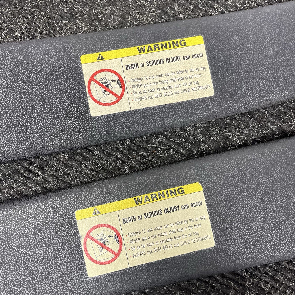☑️ BMW E85 Z4 Roadster Cabrio Sun Visor Pair Left Right Black 2003-2008 USED OEM