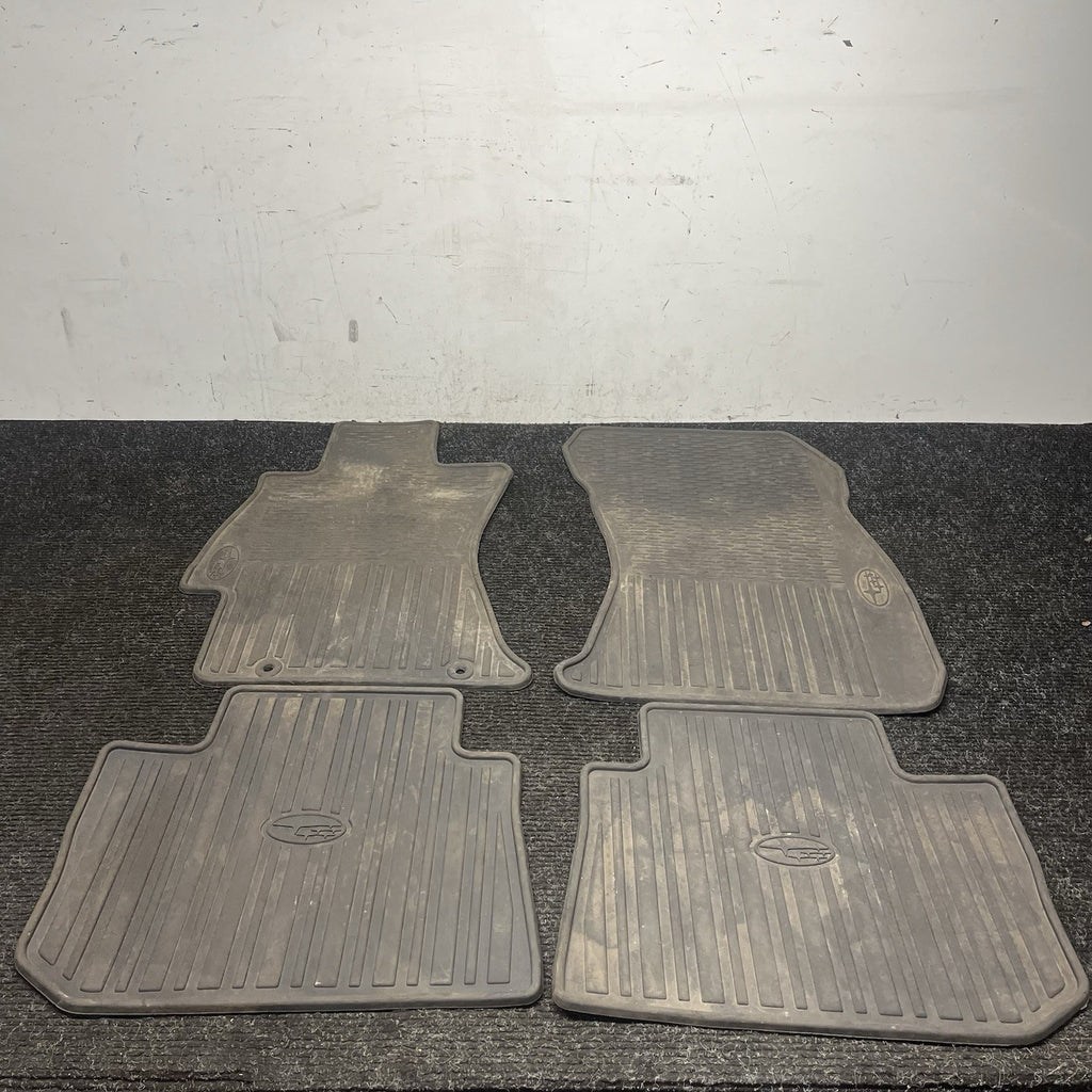 ☑️ SUBARU WRX STI 2.5L 2015 ALL WEATHER RUBBER FLOOR MAT SET J501SVA200 OEM