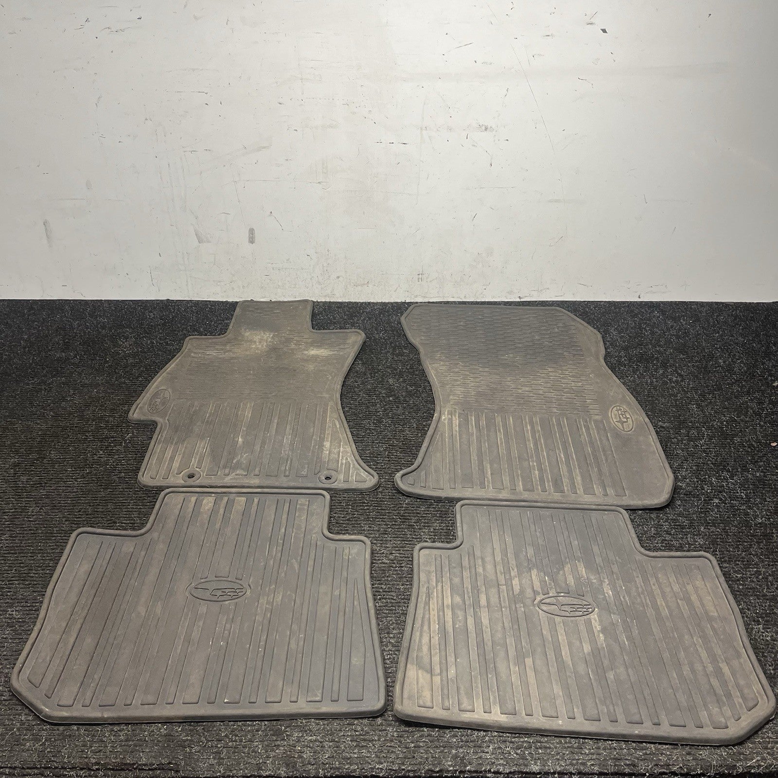 ☑️ SUBARU WRX STI 2.5L 2015 ALL WEATHER RUBBER FLOOR MAT SET J501SVA200 OEM