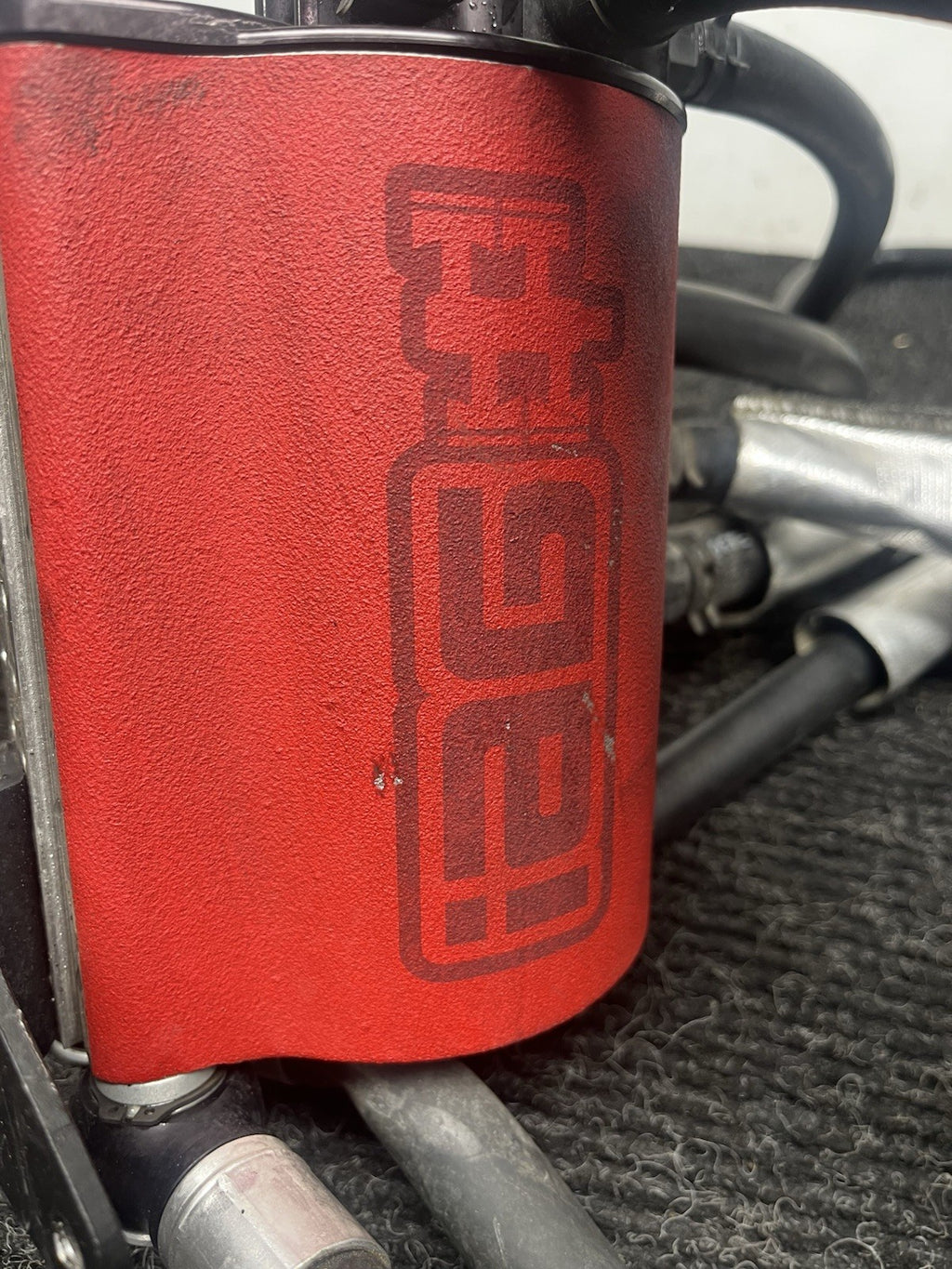 ☑️ IAG Performance Air Oil Separator AOS for Subaru WRX 2015-21 - Red