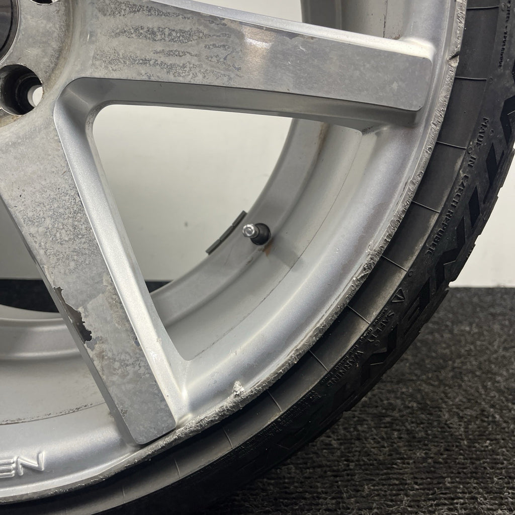 ☑️ ONE Vossen CV3 Silver Wheel W/TIRE & Cap 20x10.5 et30 5x112