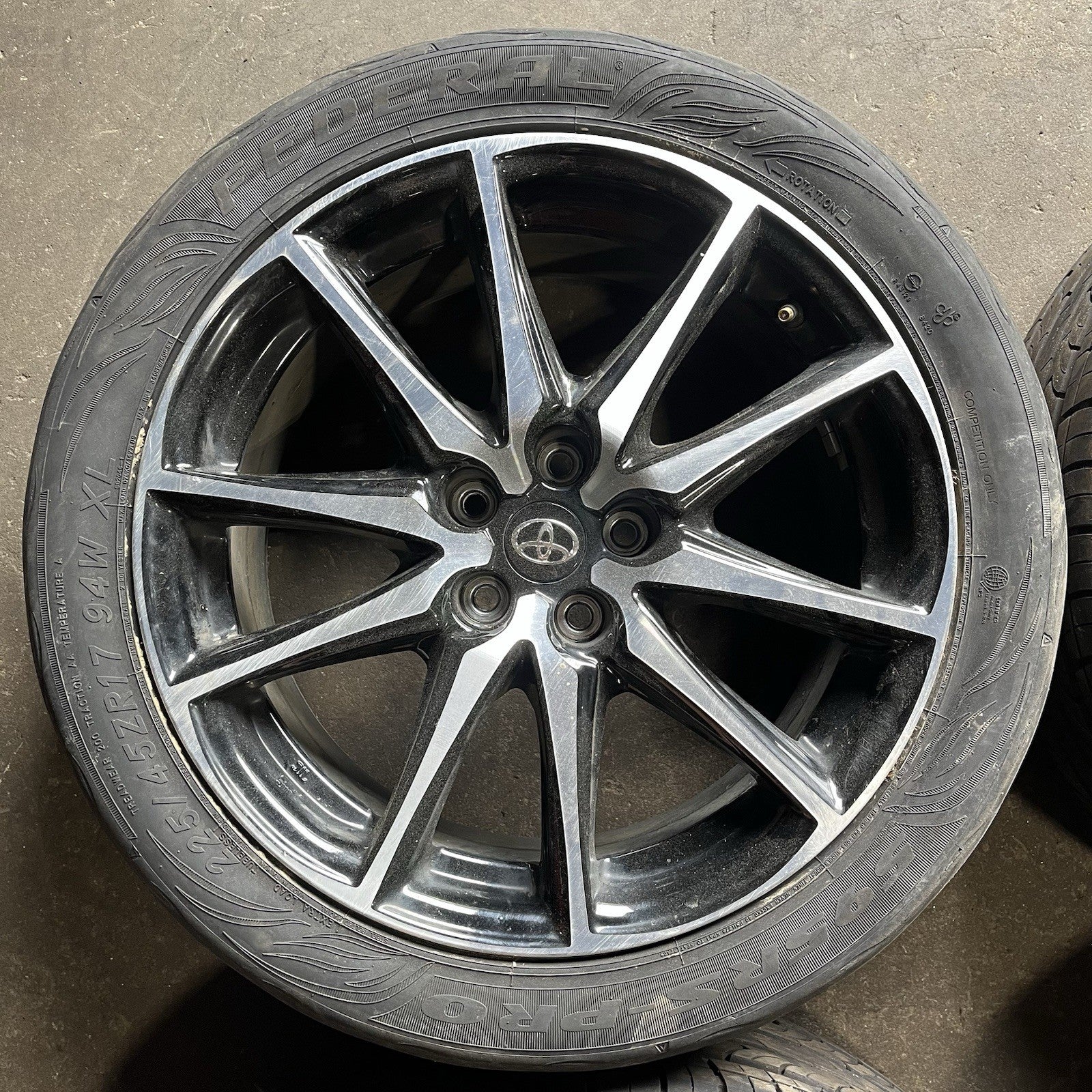 ☑️ 2022-26 Toyota GR86 Base Wheel Set Rim Tire 17” 17x7.5 +48 Offset Factory OEM