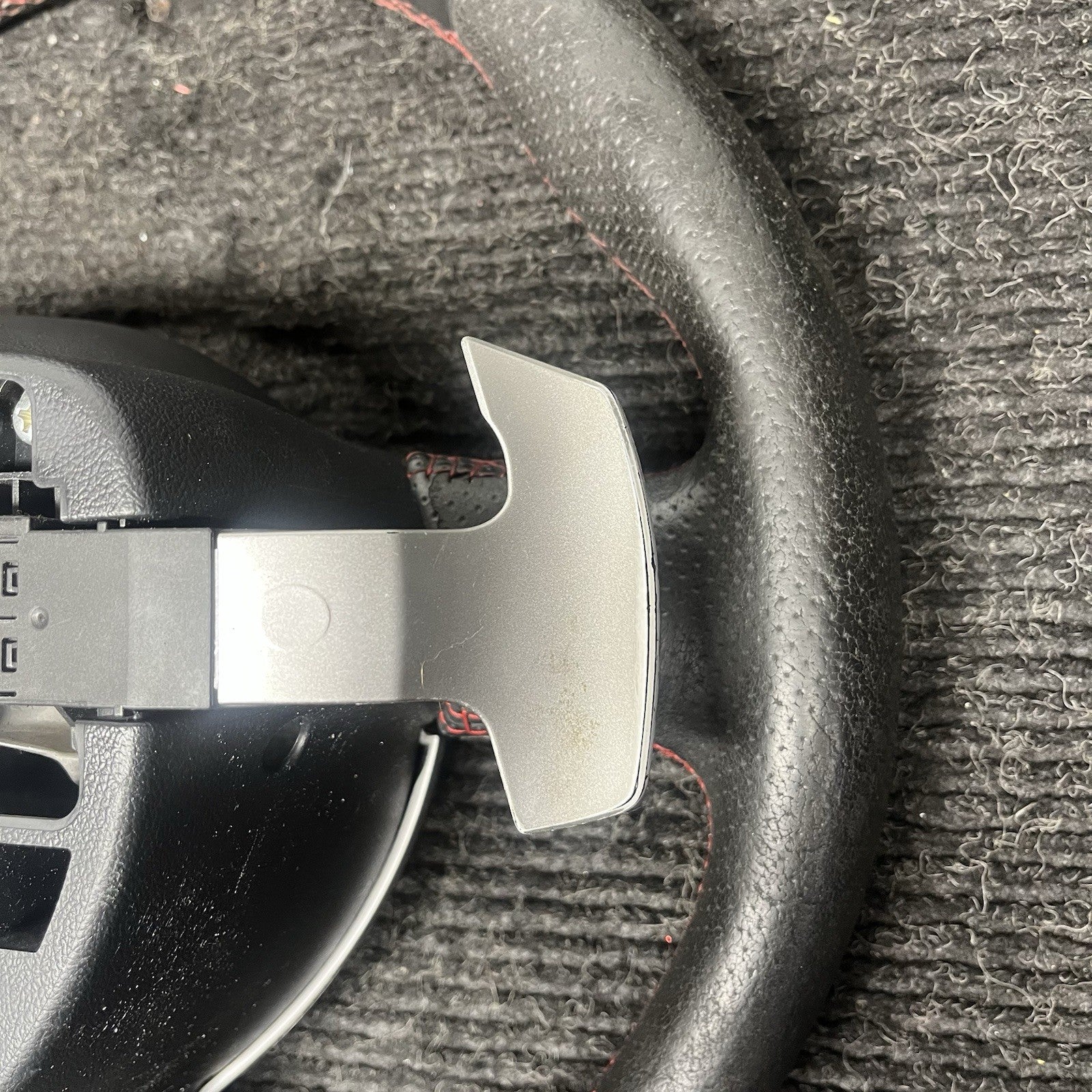 ☑️ 2013-2016 SCION FRS Subaru BRZ OEM Steering Wheel Red Stitched Shift Paddles