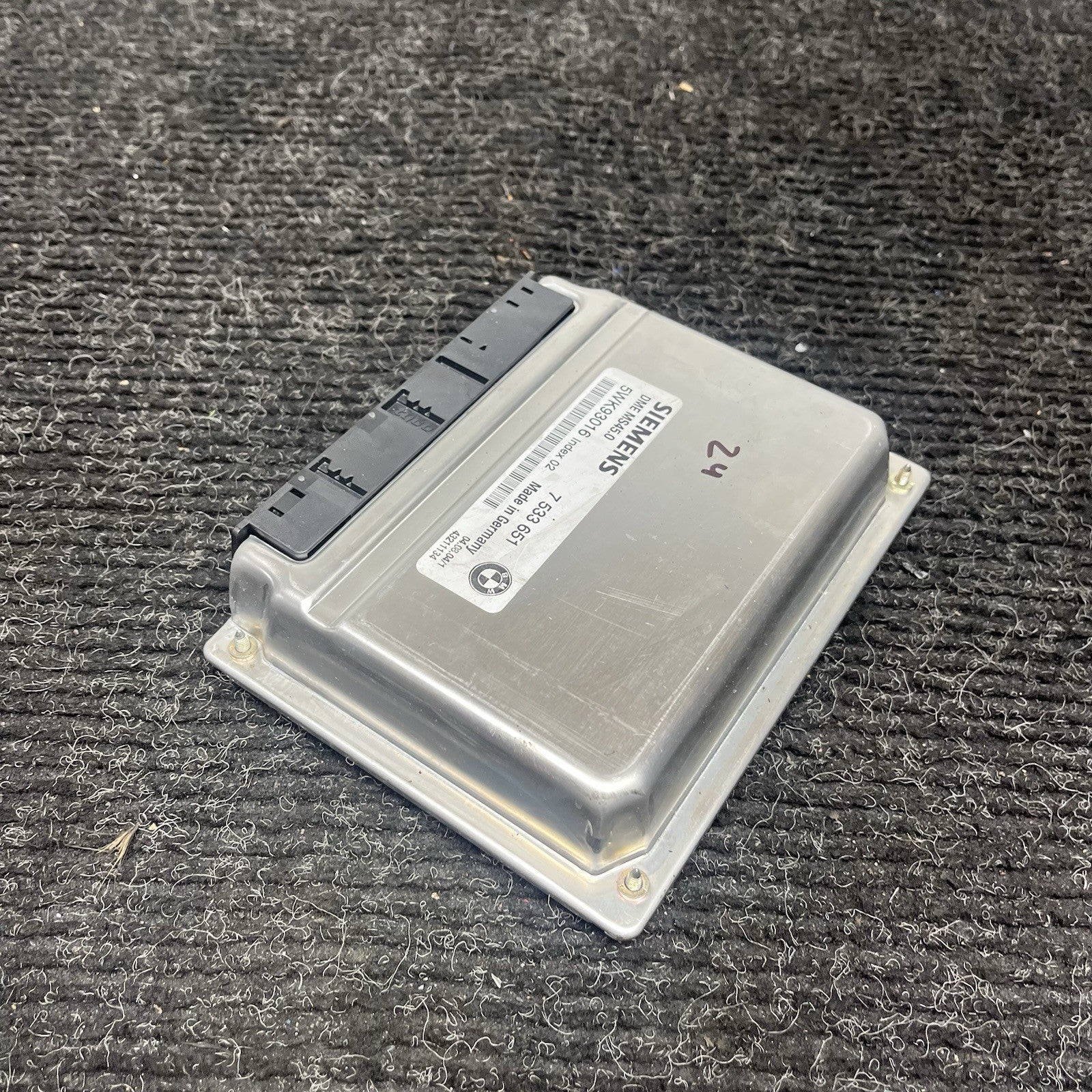 ☑️ Siemens E85 Z4 MS45.0 BMW Computer 7533651 7540525 ECU PCM DME M54