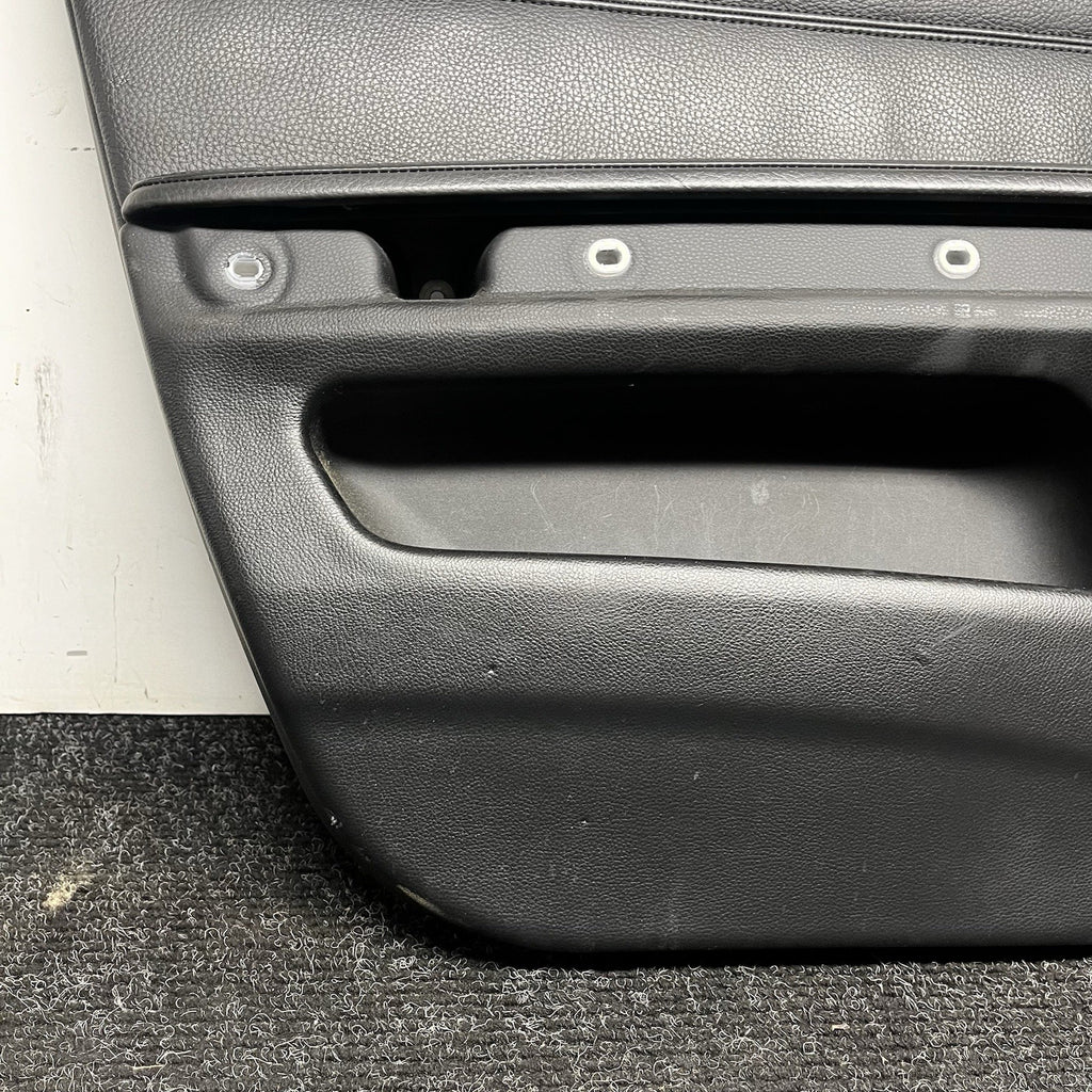 ☑️ 07-13 BMW E92 E93 3 Series Left Driver Side Door Panel Card Black OEM