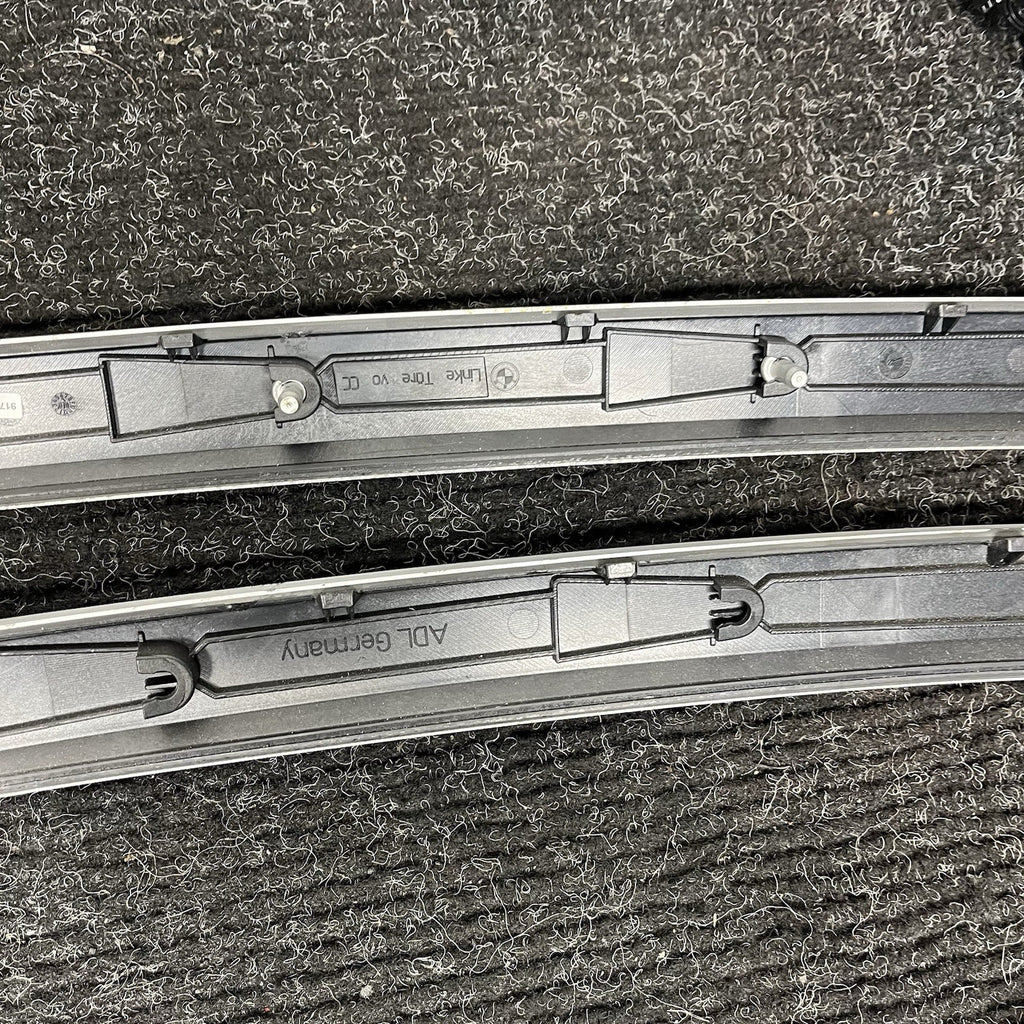 ☑️ BMW 2007-2013 E93 Aluminum Brushed Interior Trim Dash Door Panels Set OEM