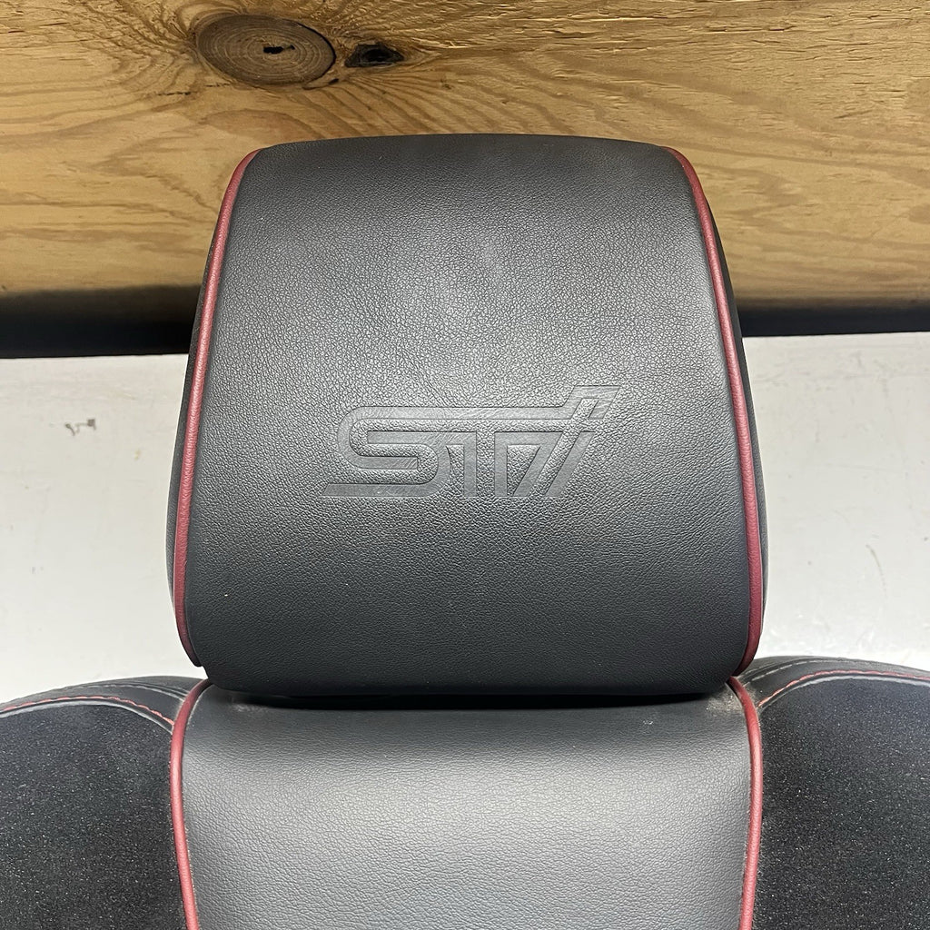 ☑️ 15-21 SUBARU WRX STI OEM FRONT RECARO SEATS SEAT SET DRIVER PASSENGER RH LH