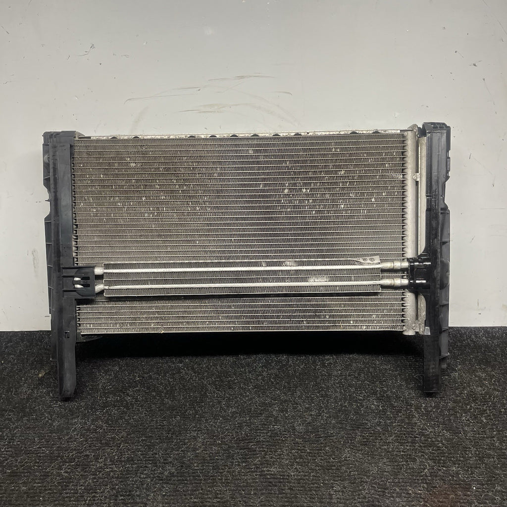 ☑️ 07-13 BMW E92 N54 335i RADIATOR A/T TRANSMISSION OIL COOLER W CONDENSER OEM