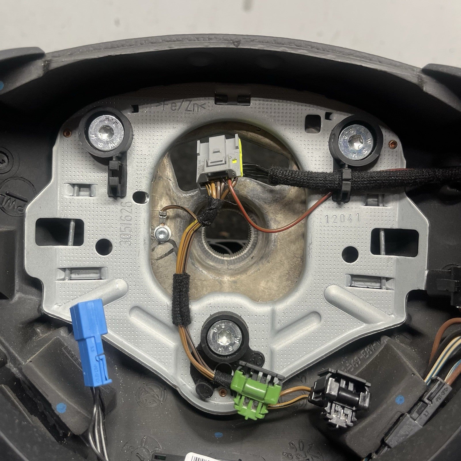 ☑️ BMW E84 X1 135i Sport Heater Steering Wheel Black w/ Switch 6853133 OEM