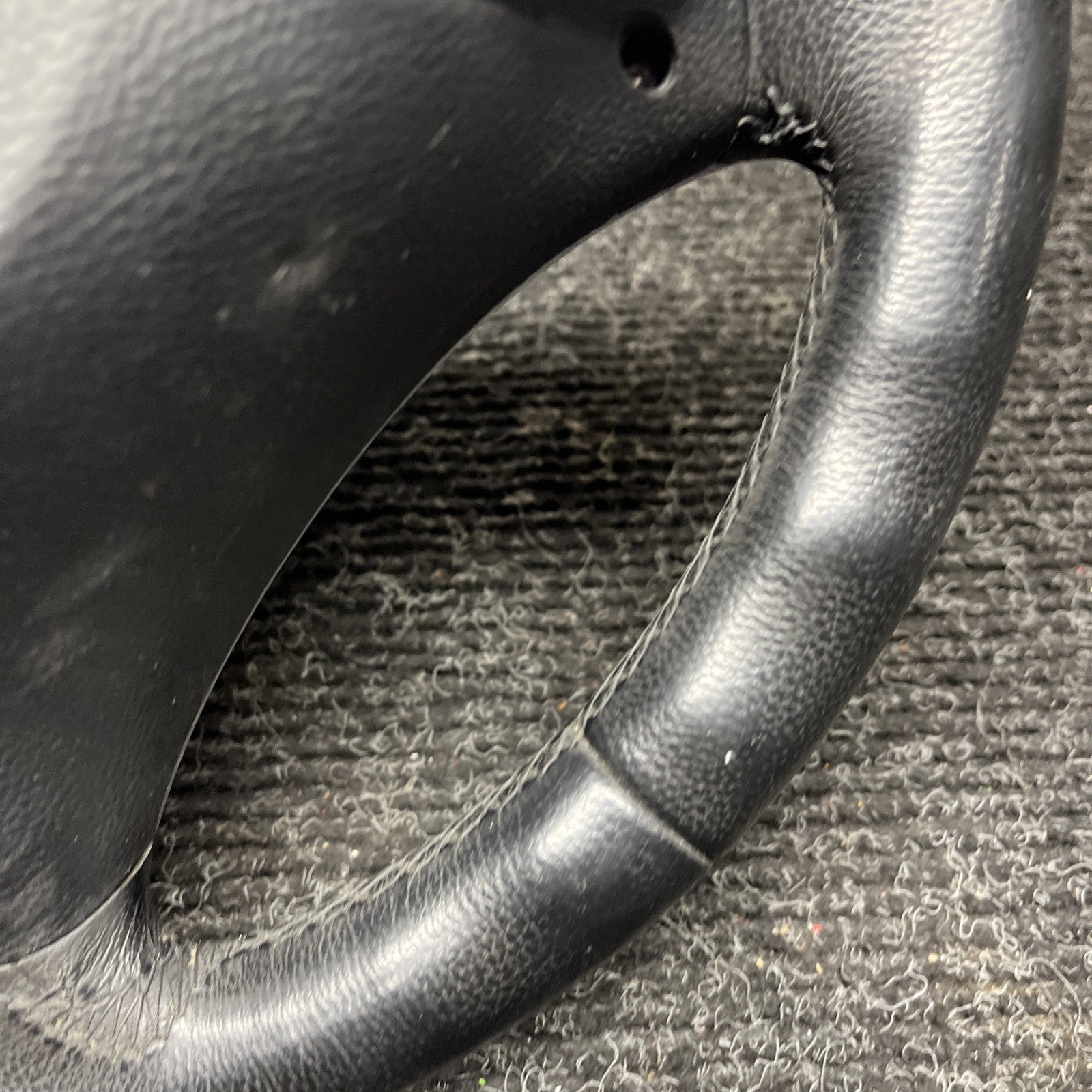 ☑️ 06-10 OEM BMW E92 E93 335 Sport Steering Wheel Black LEATHER w/Paddles