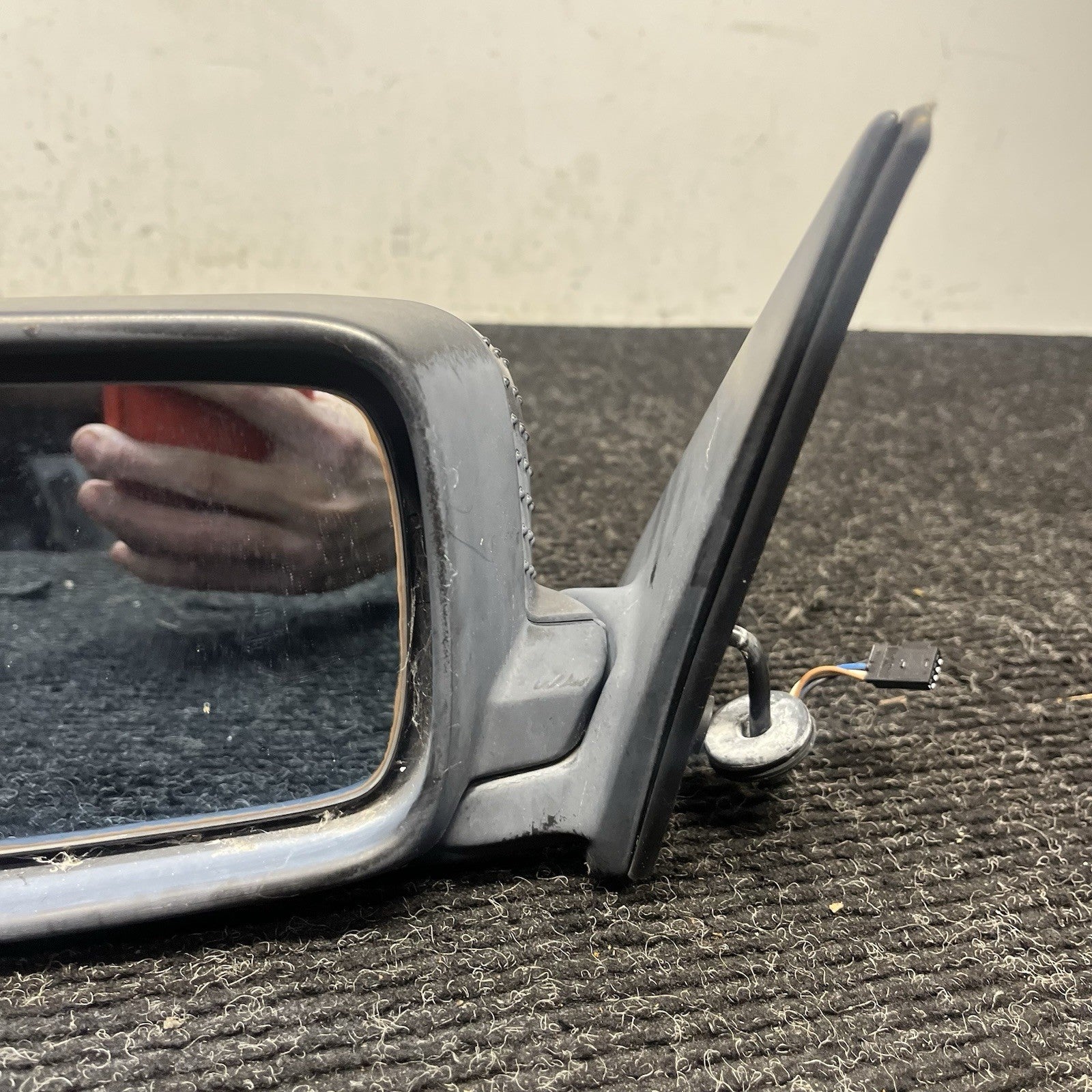 ☑️ 1996-1999 BMW E36 3 Series Sedan Left LH Driver Side Mirror OEM Gray