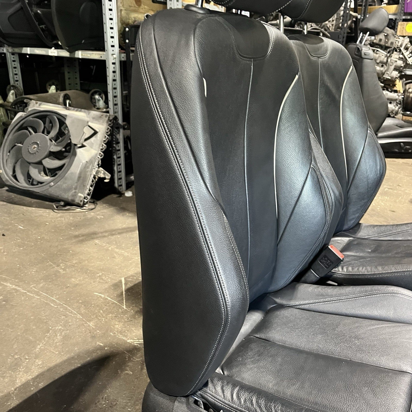 ☑️ OEM BMW F30 F36 FRONT Driver Passenger Seats Sport Heated Black Sensated Pair