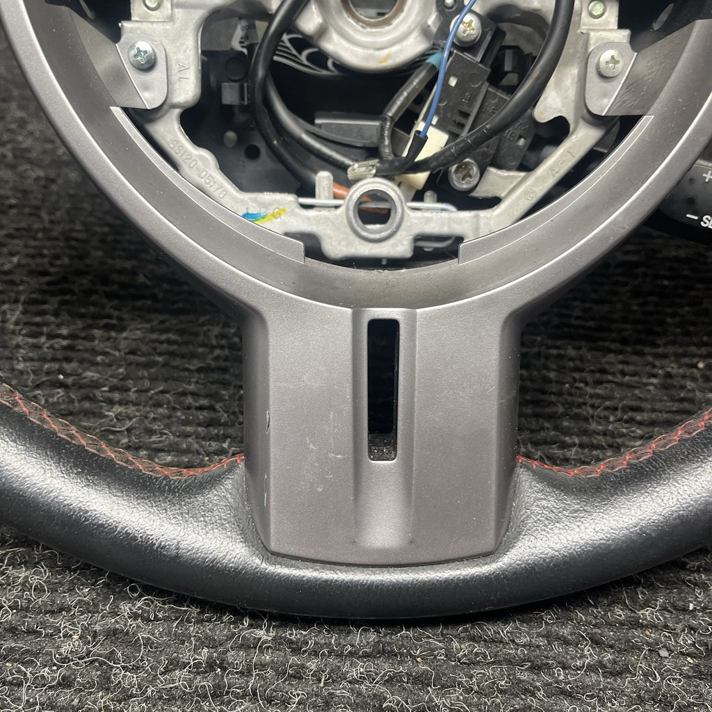 ☑️ 2013-2016 SCION FRS Subaru BRZ OEM Steering wheel Red Stitched Shift Paddles