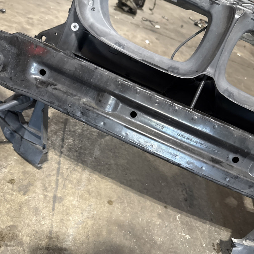 ☑️ Front Core Radiator Support OEM BMW E82 E88 135i 128i W/ REINFORCEMENT BAR
