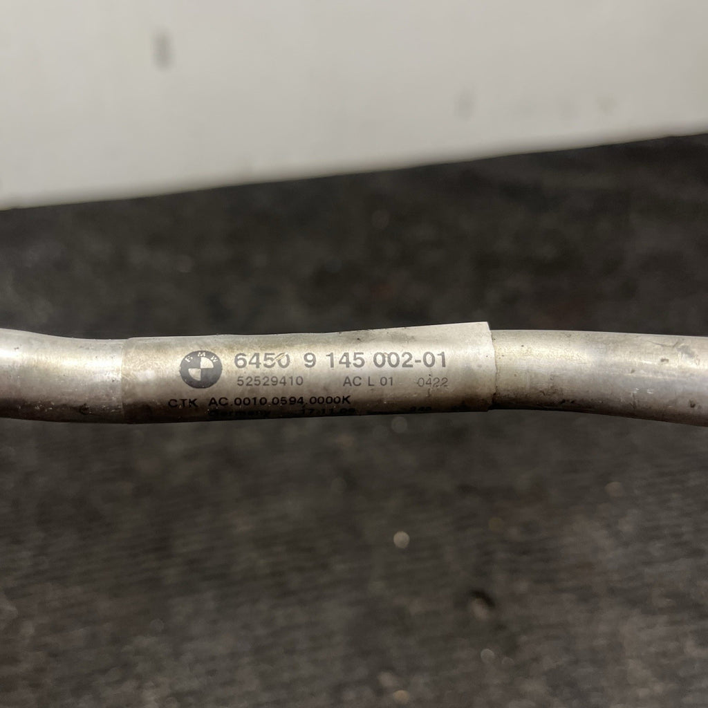 ☑️ 09-11 BMW E90 335d A/C Compressor Condenser Hose Line Pipe 9145002 OEM