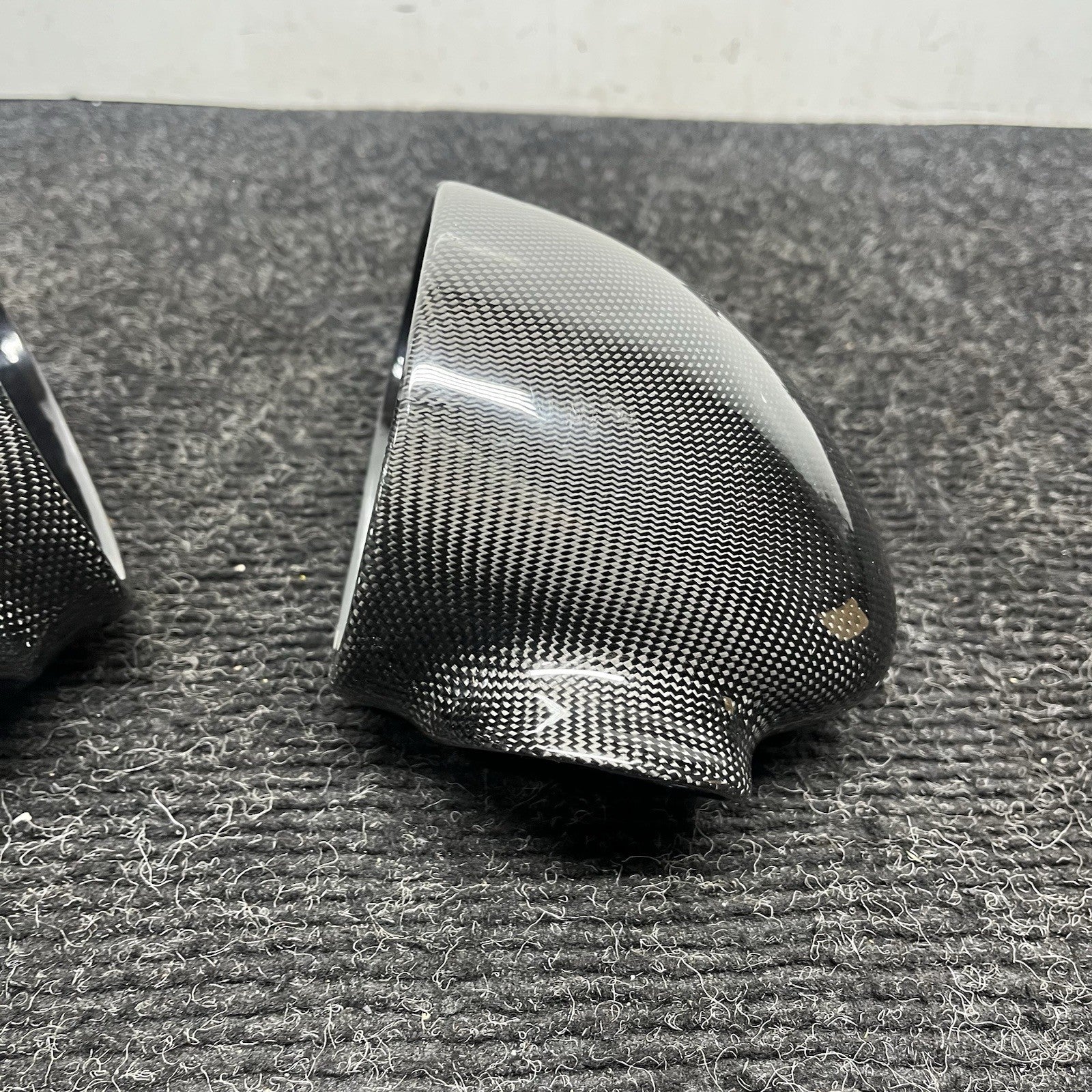 ☑️ Real Carbon Fiber Add-on Side Mirror Cover Caps for BMW M3 E46 2001-2006 NOTE