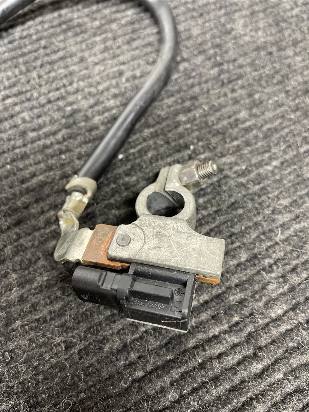 ✅ 08-13 OEM BMW E82 E88 128 135 Battery Negative Cable Terminal IBS Ground