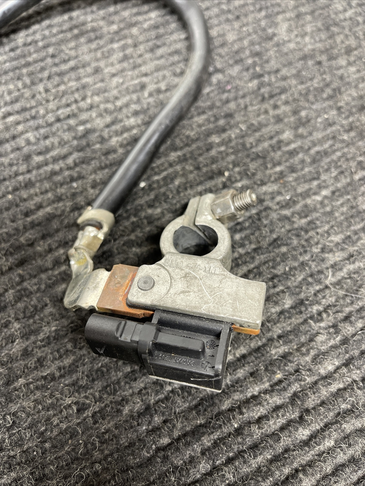 ✅ 08-13 OEM BMW E82 E88 128 135 Battery Negative Cable Terminal IBS Ground