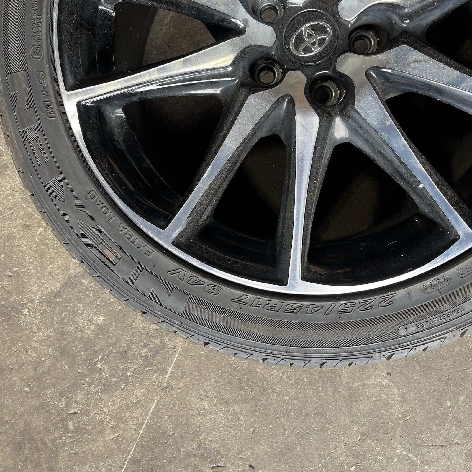 ☑️ 2022-26 Toyota GR86 Base Wheel Set Rim Tire 17” 17x7.5 +48 Offset Factory OEM