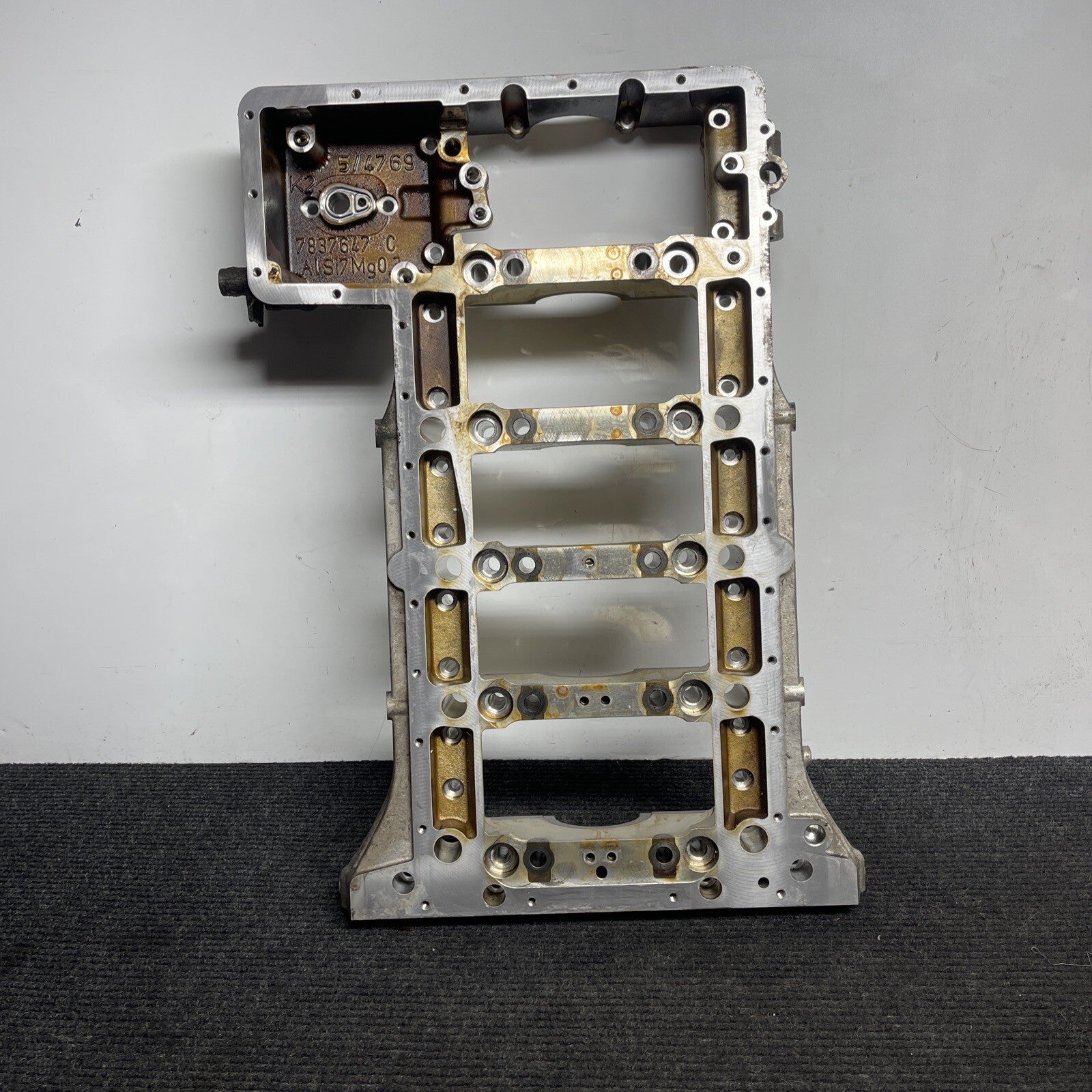 ☑️ 08-13 BMW E90 E92 E93 M3 LOWER BLOCK PLATE BOTTOM CRANK HOUSING S65 ENGINE