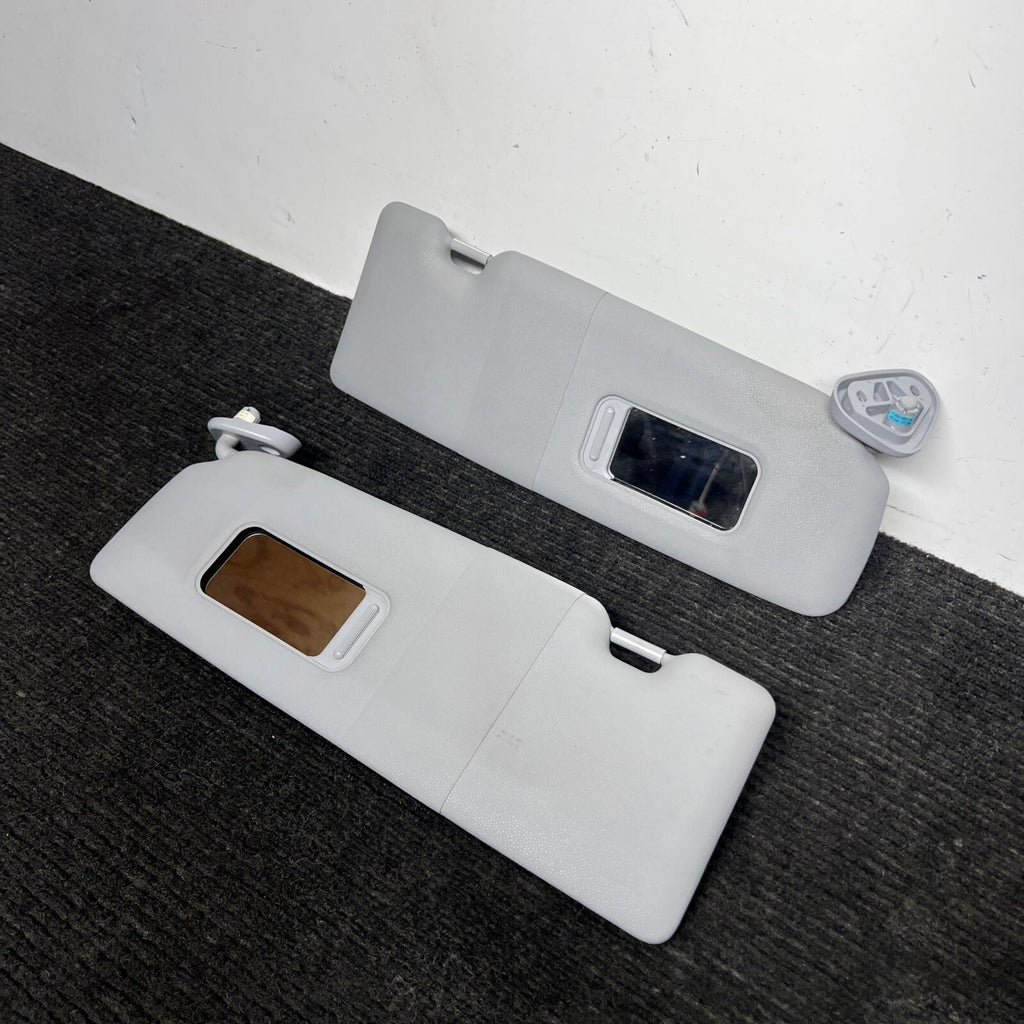 ☑️ BMW E82 128 135 Left Driver Upper Sun Shade Visor Blind Trim Set Cover Oem