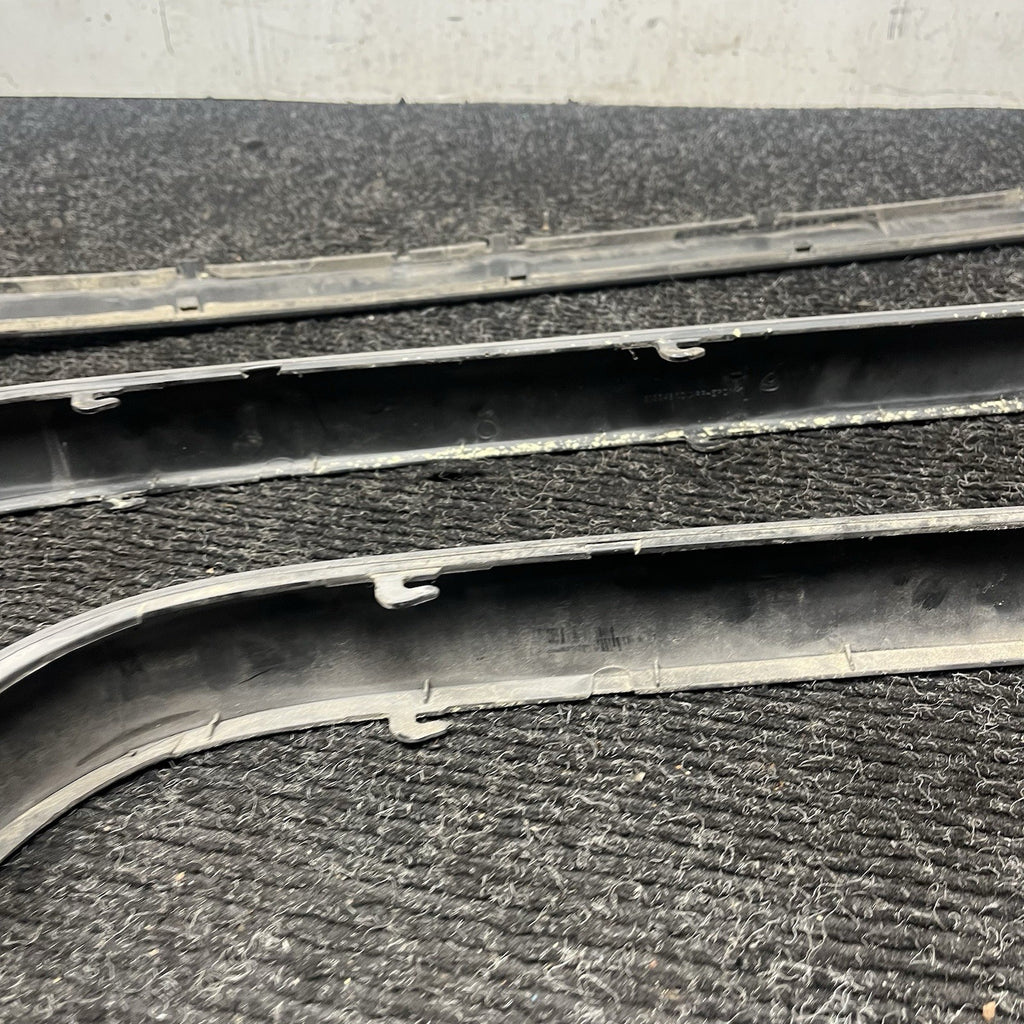 ☑️ 94-99 BMW E36 328i SEDAN SET OF 3 REAR BUMPER TRIM STRIP MOLDING OEM